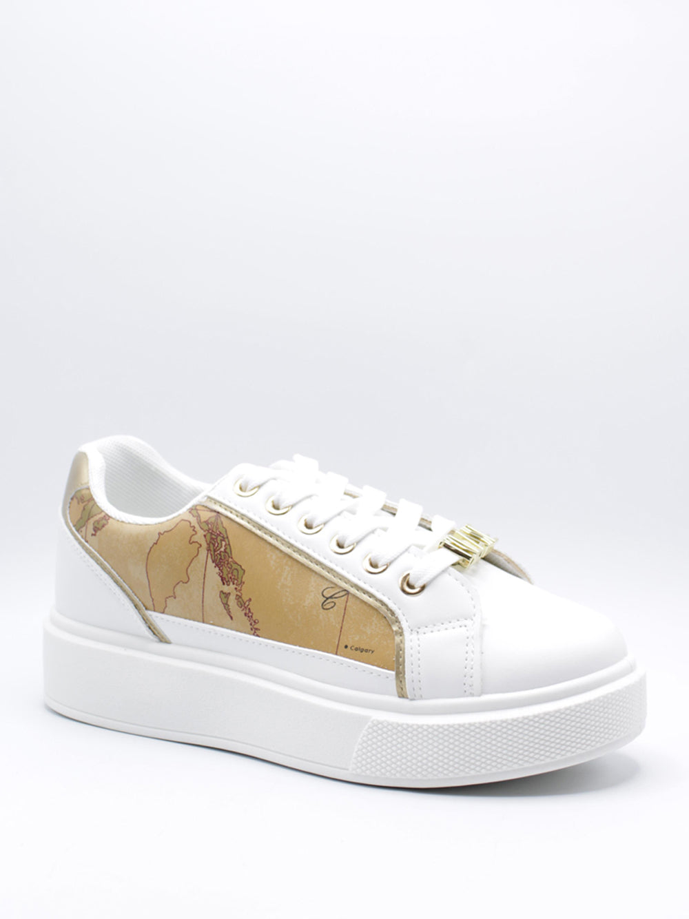 1^CLASSE Sneakers platform Donna - Bianco modello 1006