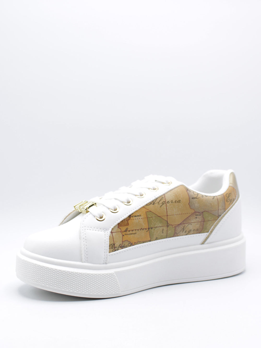 1^CLASSE Sneakers platform Donna - Bianco modello 1006