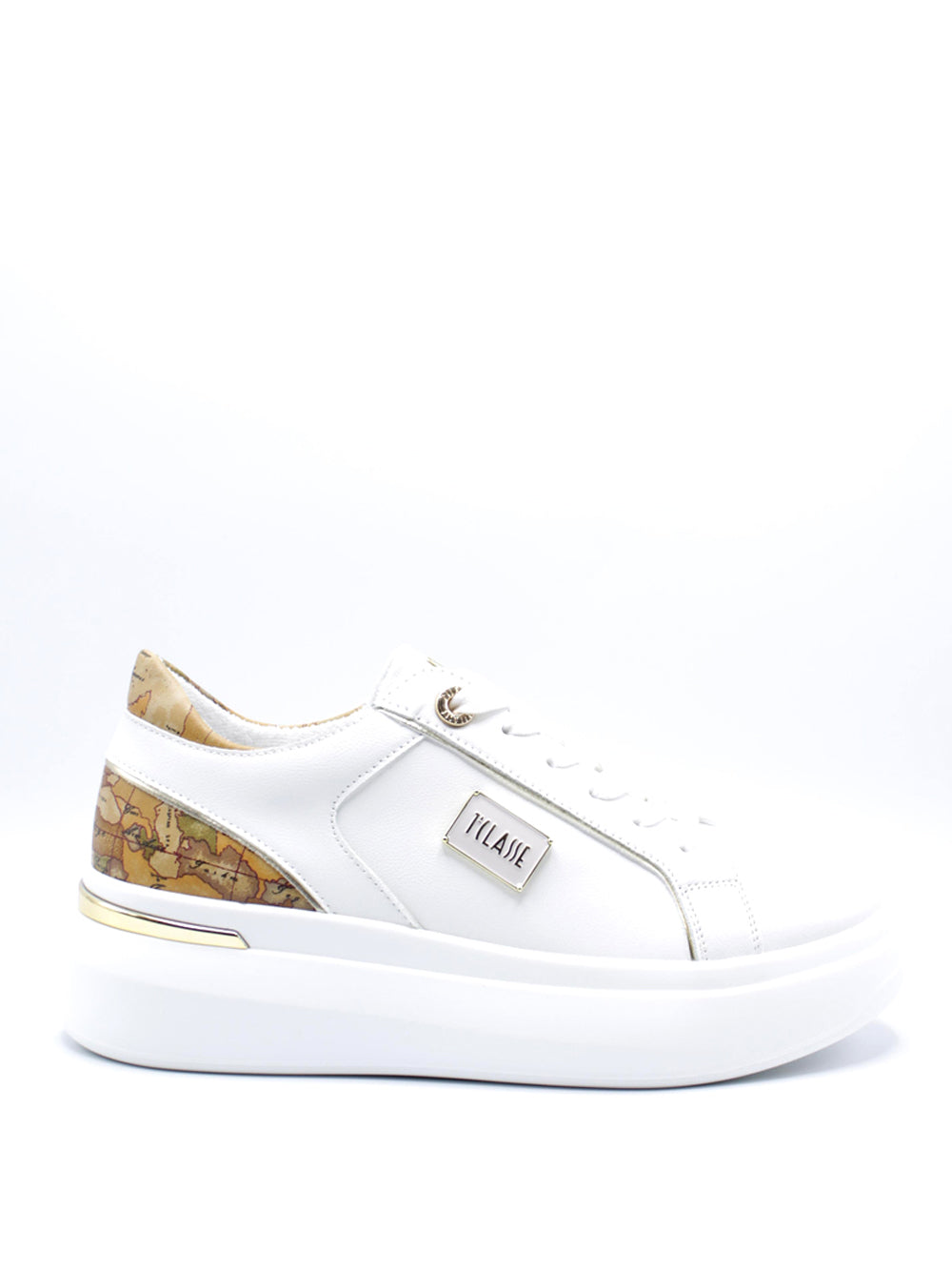 1^CLASSE Sneakers platform Donna - Bianco modello 1008