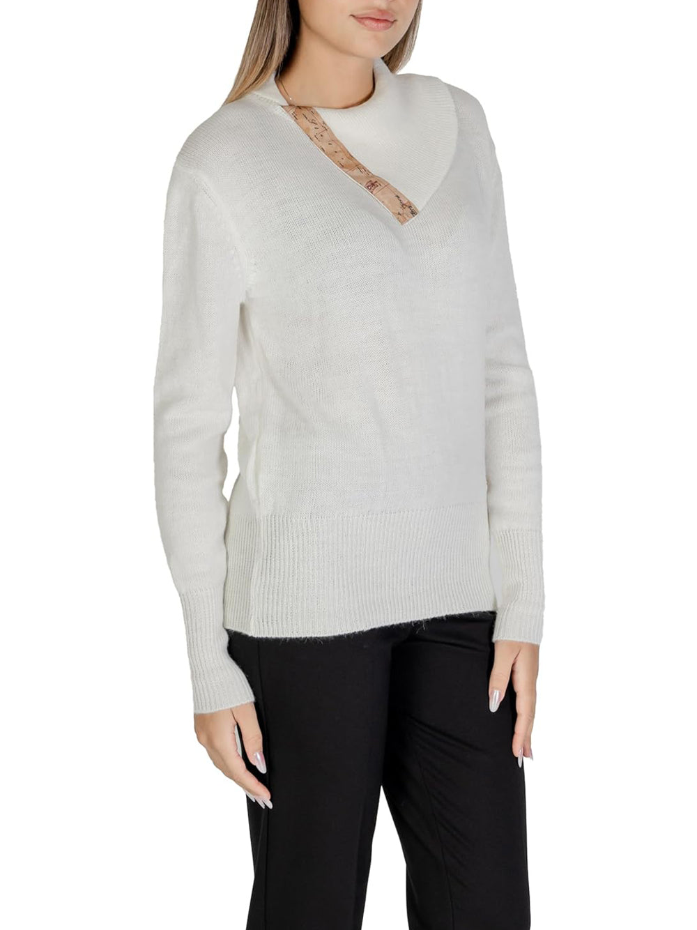 1^CLASSE Maglione Donna - Bianco modello 7028