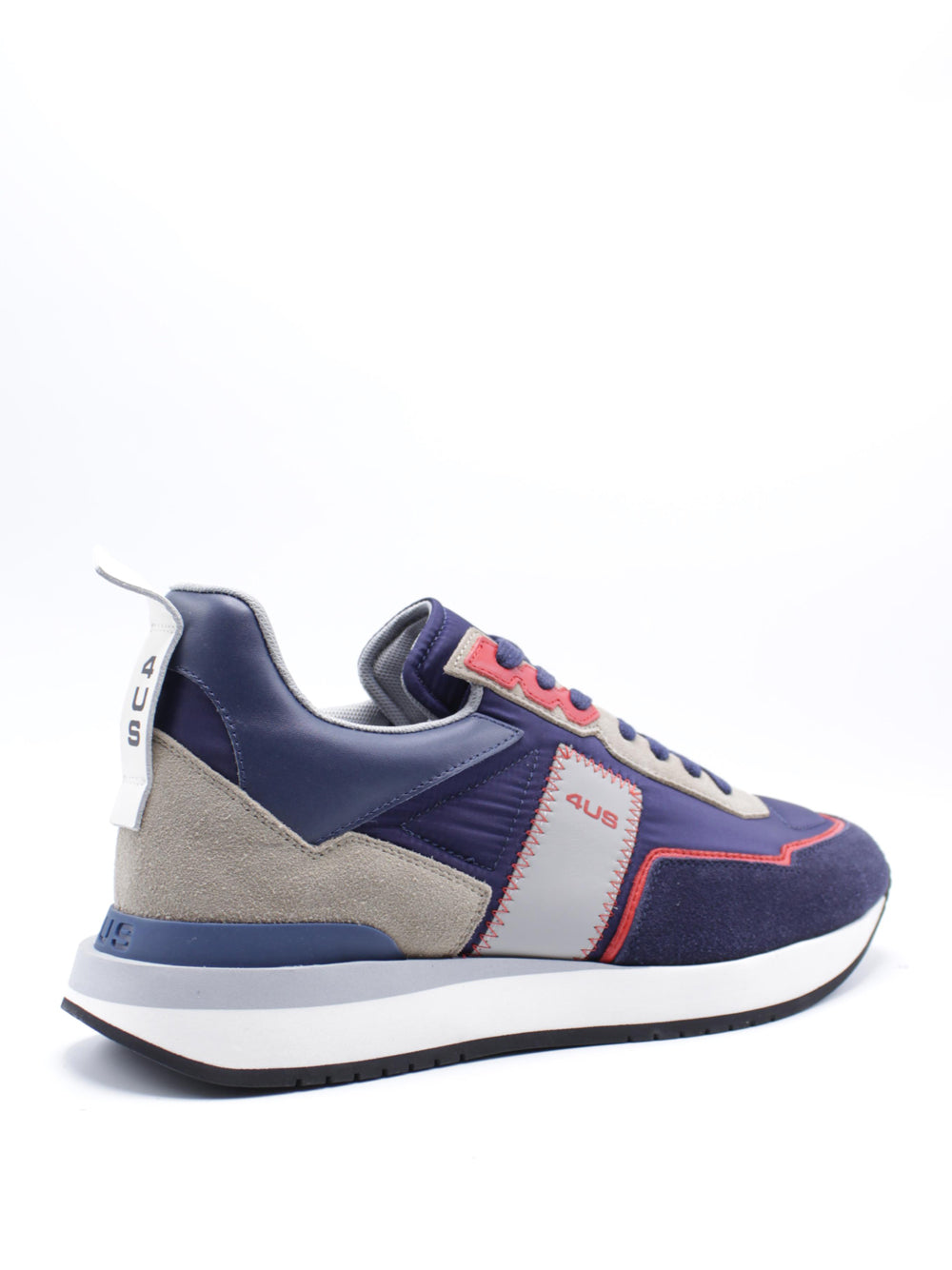 4US Sneakers plantare estraibile Uomo - Blu modello SEAN400