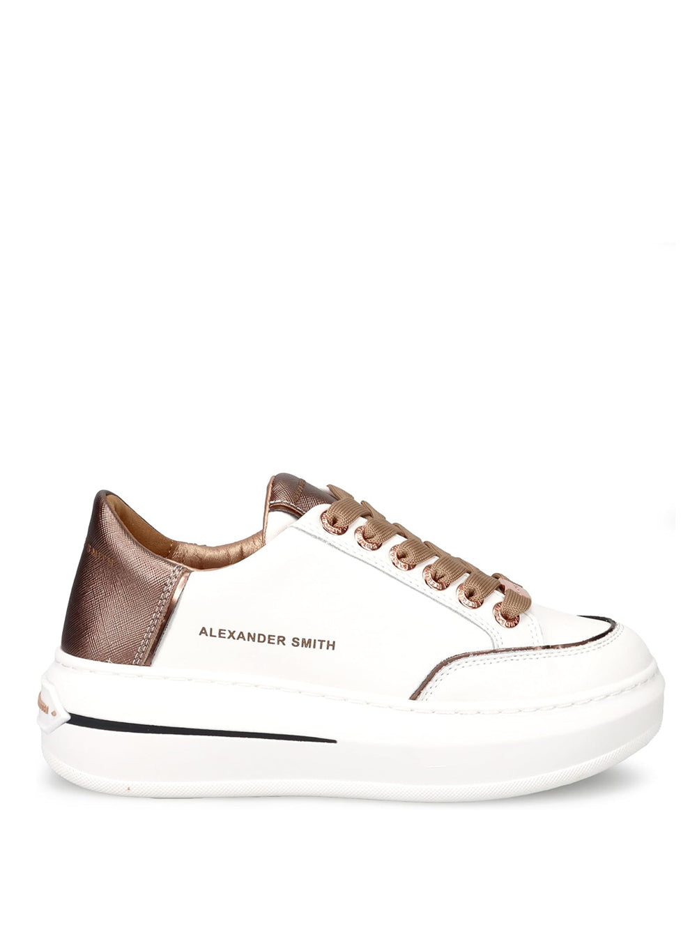 ALEXANDER SMITH Sneakers platform Donna - Bianco modello ASBALSW1805