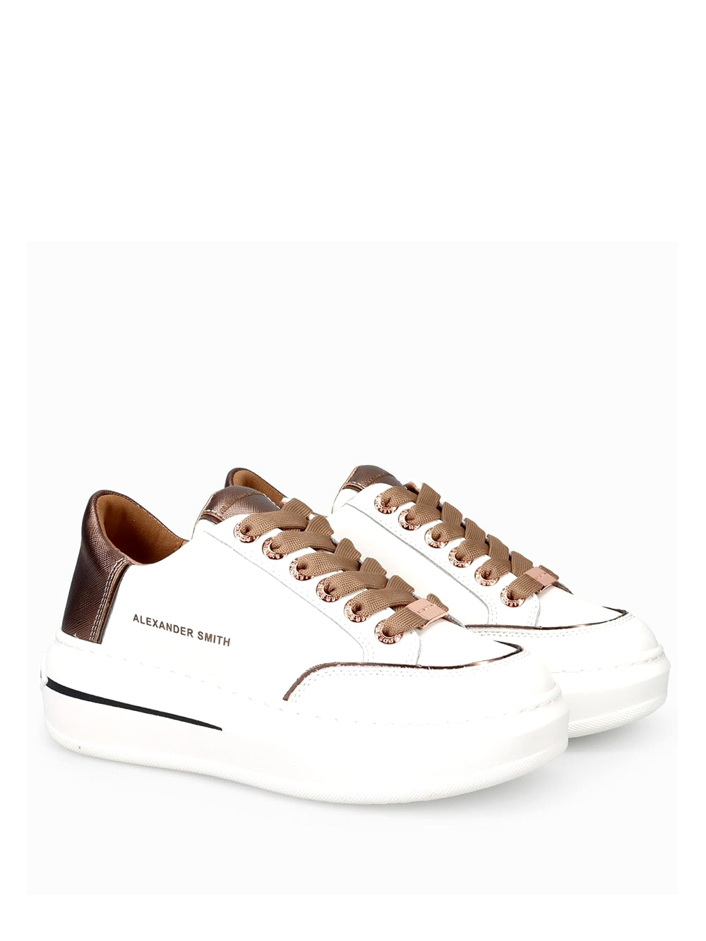 ALEXANDER SMITH Sneakers platform Donna - Bianco modello ASBALSW1805