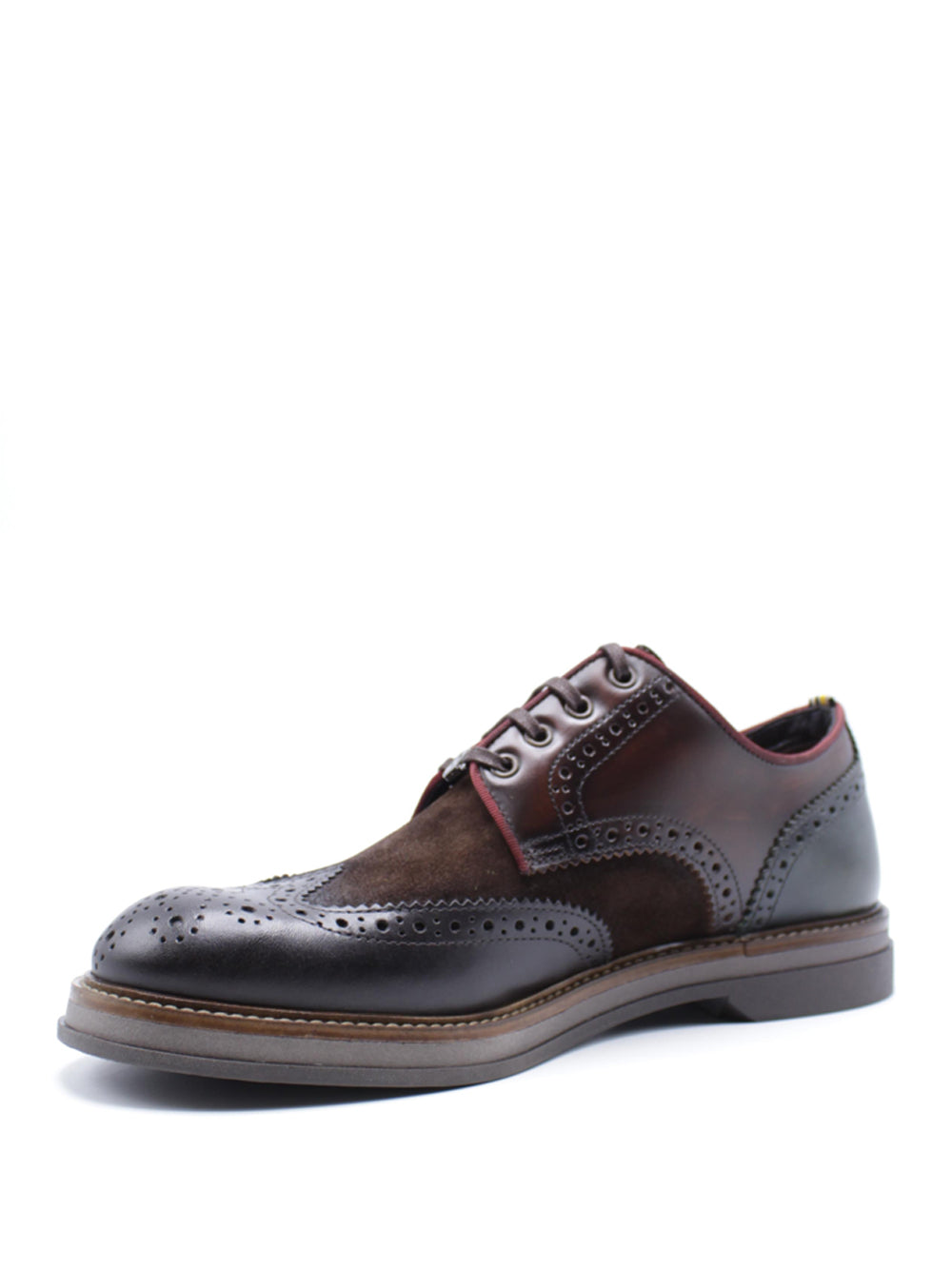 AMBITIOUS Scarpe Stringate duilio Uomo - Testa di moro modello 12391C-6565AM