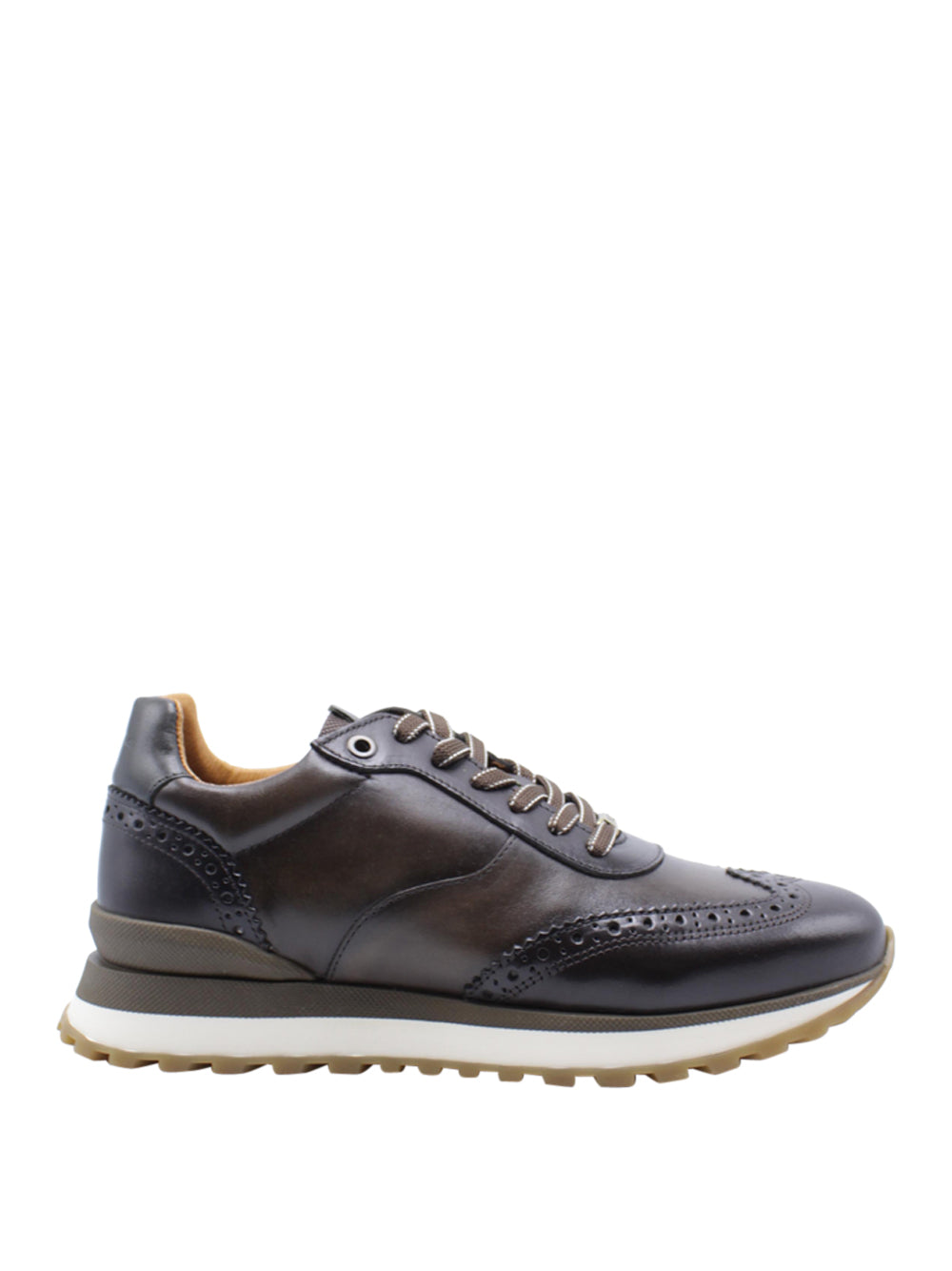 AMBITIOUS Sneakers plantare estraibile Uomo - Testa di moro modello 13139-7290AM