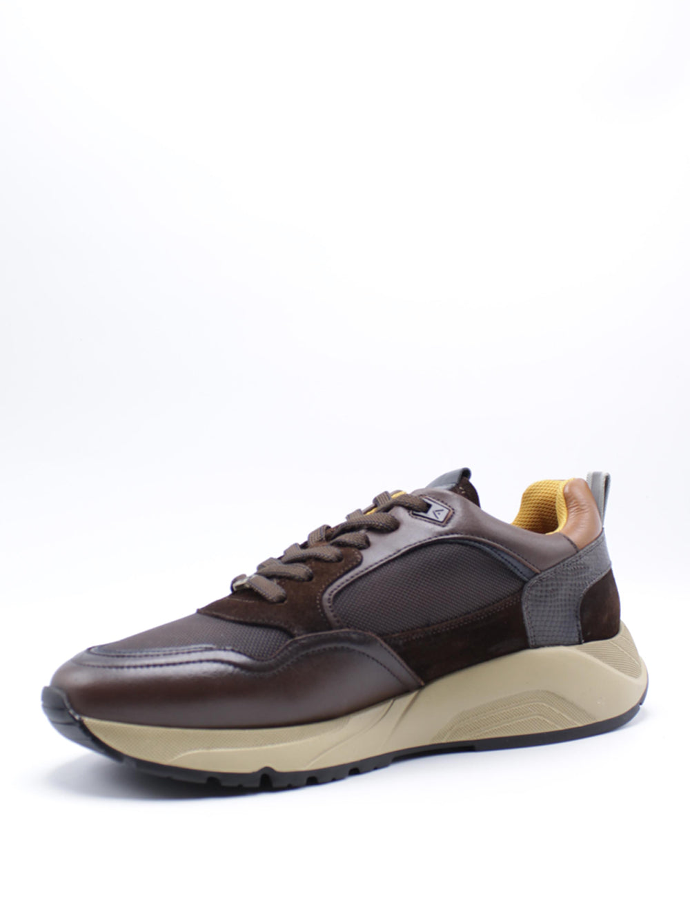 AMBITIOUS Sneakers plantare estraibile Uomo - Testa di moro modello 13422-T3329AM