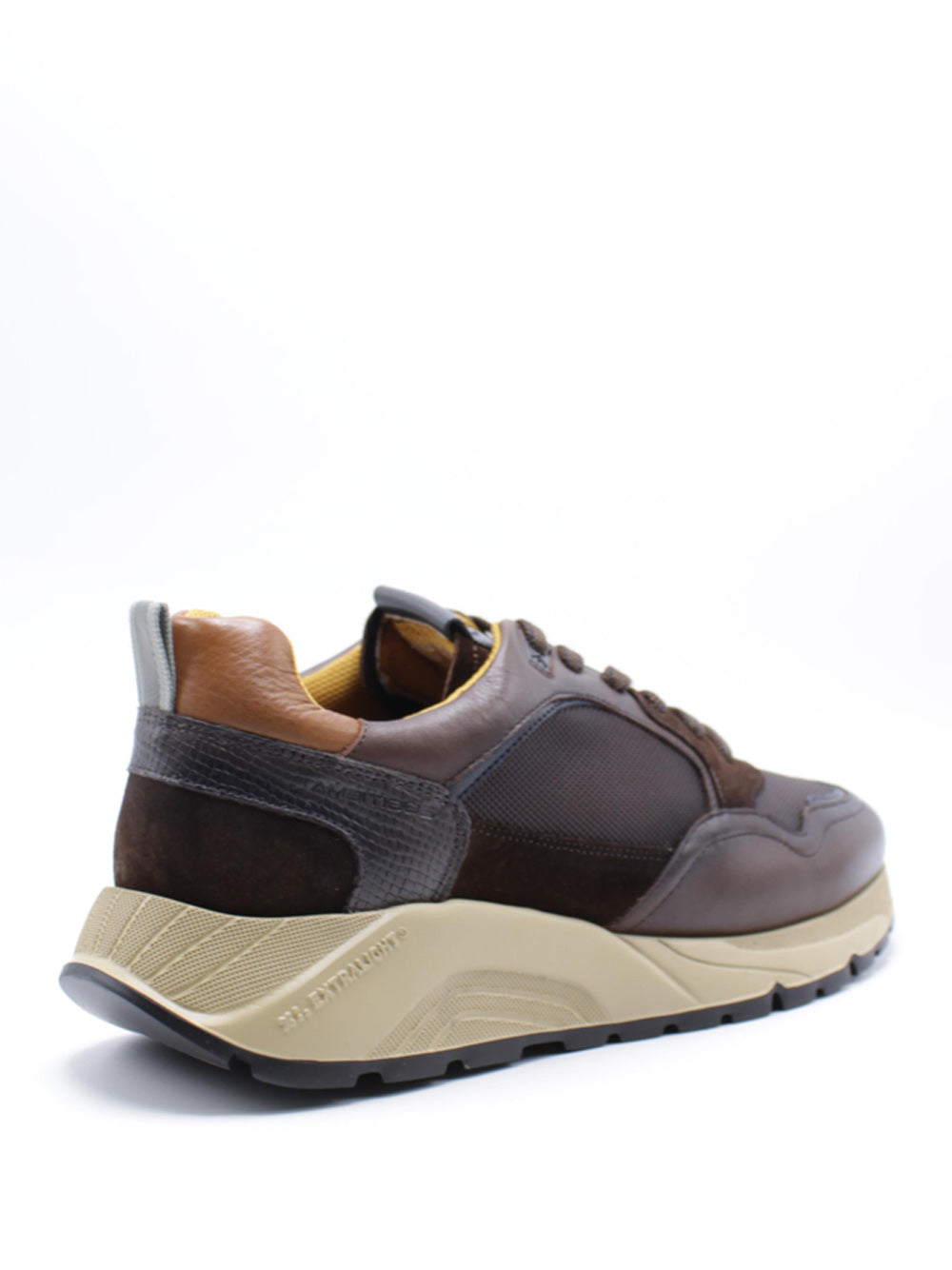 AMBITIOUS Sneakers plantare estraibile Uomo - Testa di moro modello 13422-T3329AM