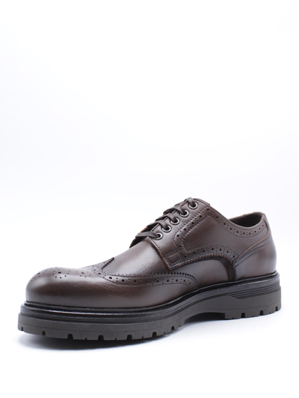 AMBITIOUS Scarpe Stringate duilio Uomo - Testa di moro modello 13699-7129AM