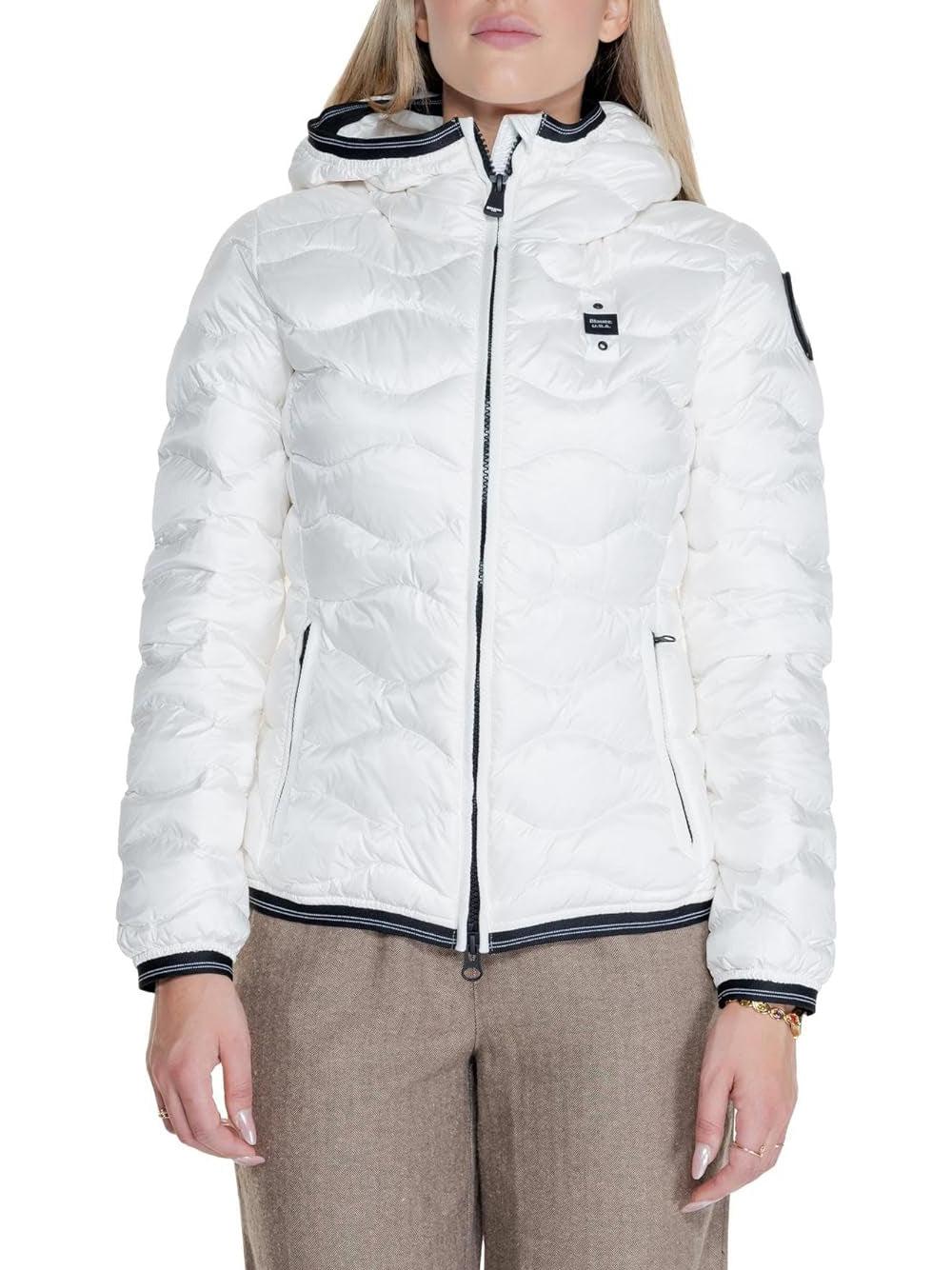 BLAUER Giubbino Donna - Bianco modello 24WBLDC03047