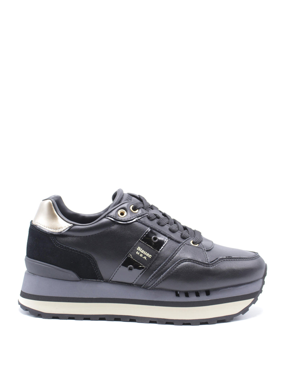 BLAUER Sneakers platform Donna - Nero modello F4EPPS01/LEP