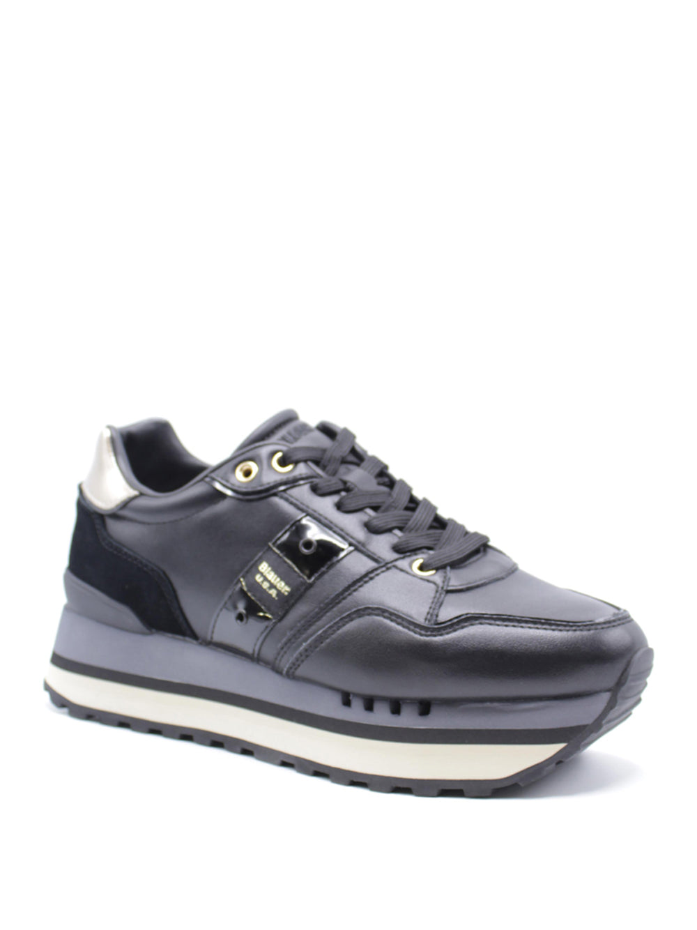 BLAUER Sneakers platform Donna - Nero modello F4EPPS01/LEP