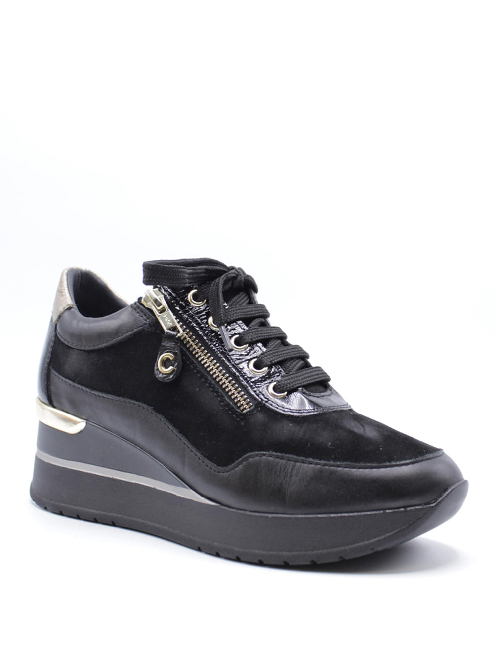 CINZIA SOFT Sneakers con zeppa Donna - Nero modello IV2522440 001