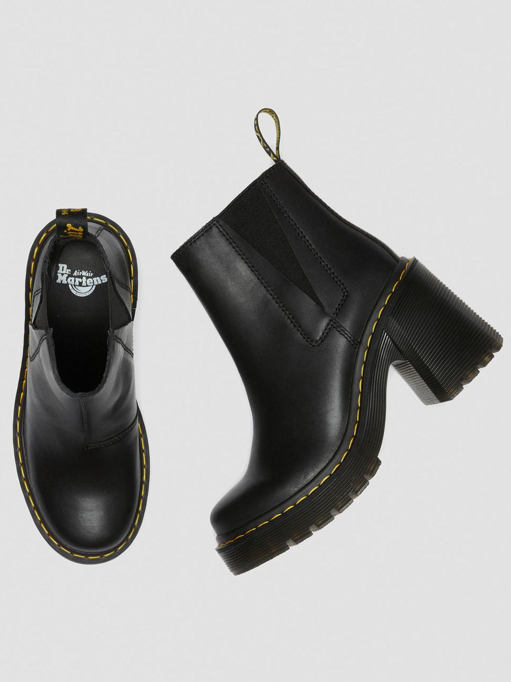 DR. MARTENS Stivaletti con tacco Donna - Nero modello SPENCE