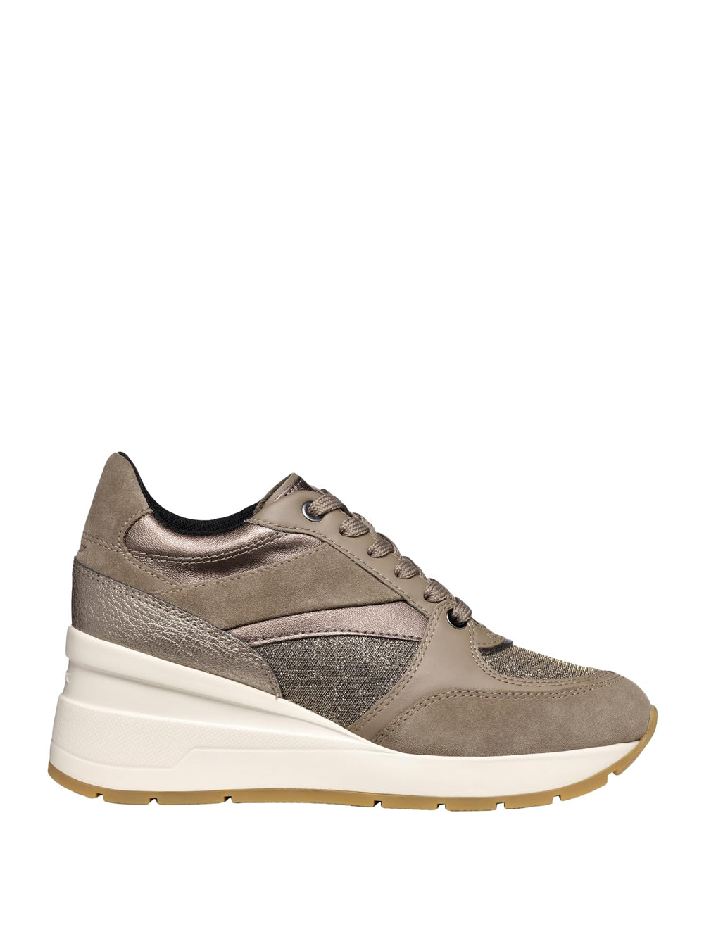 GEOX Sneakers con zeppa Donna - Taupe modello D368LA