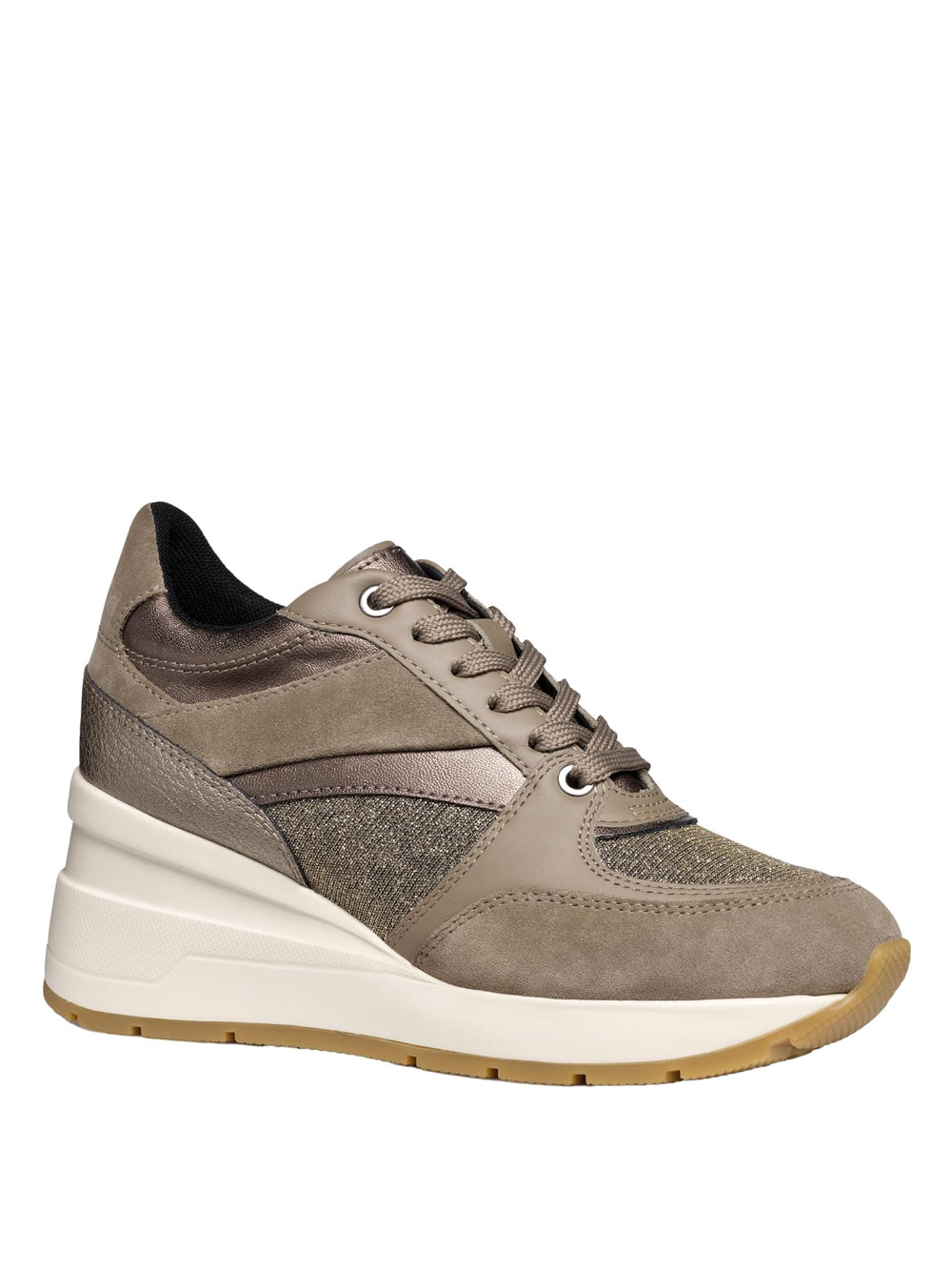 GEOX Sneakers con zeppa Donna - Taupe modello D368LA