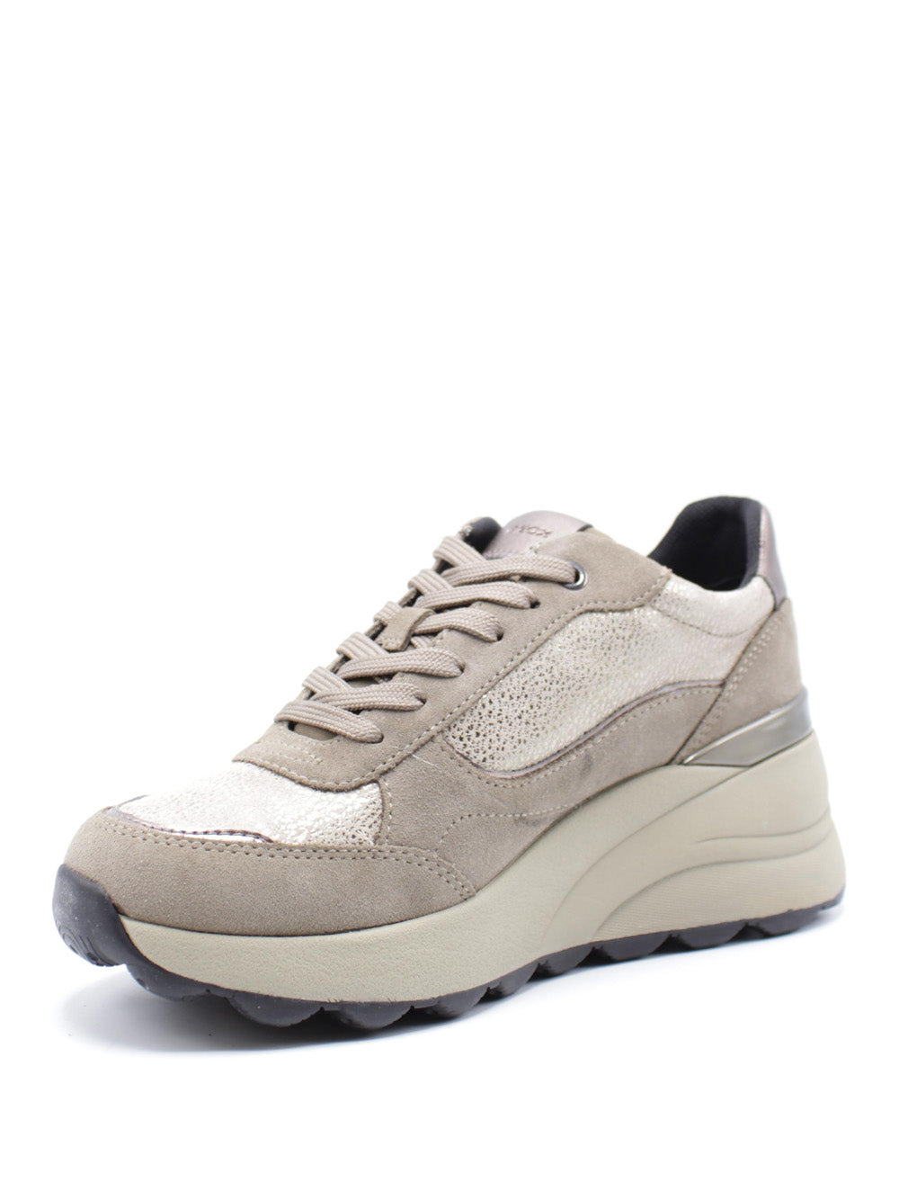 GEOX Sneakers con zeppa Donna - Taupe modello D45WAA