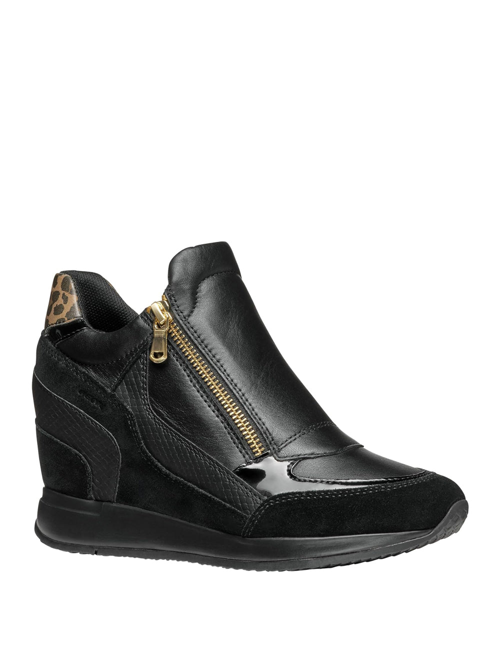 GEOX Sneakers con zeppa Donna - Nero modello D620QA