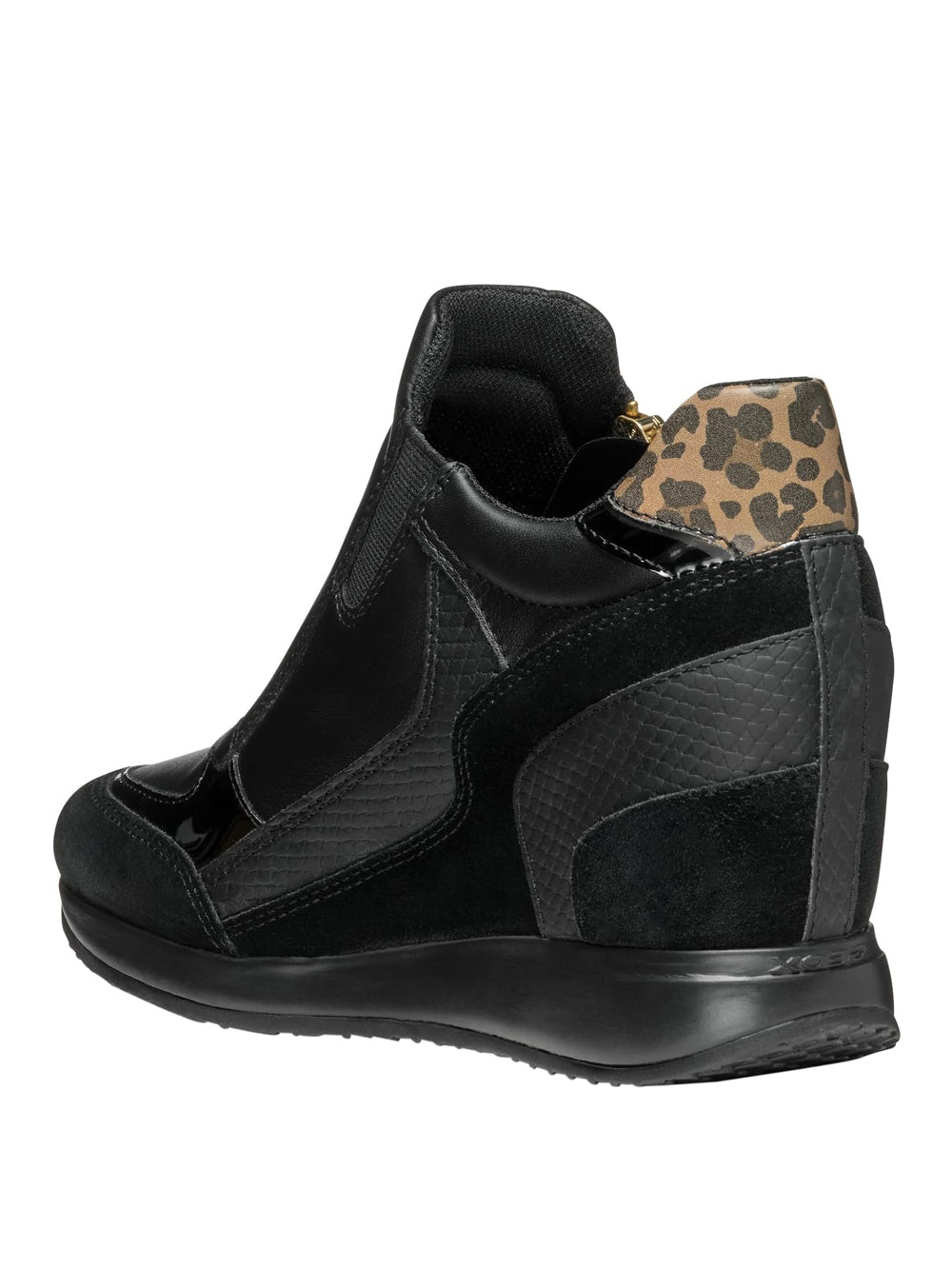 GEOX Sneakers con zeppa Donna - Nero modello D620QA