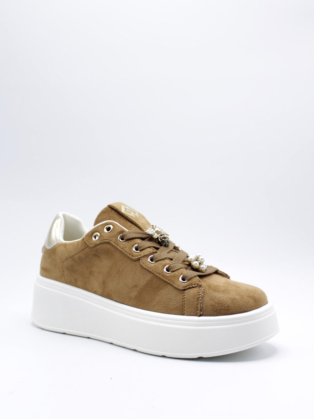 GOLD&GOLD Sneakers plantare estraibile Donna - Marrone modello GB879