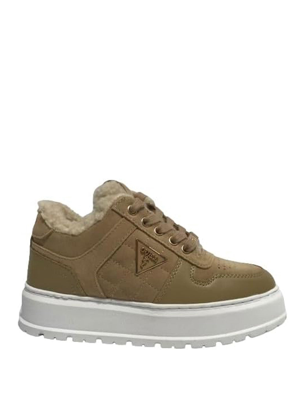 GUESS Sneakers platform Donna - Beige modello FLFTERSUE12