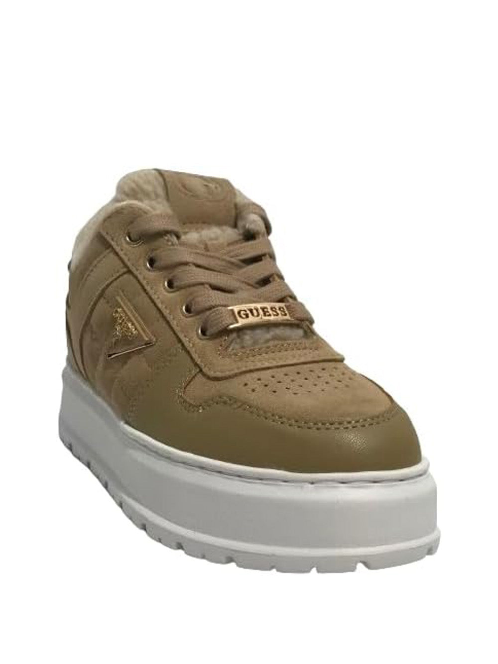 GUESS Sneakers platform Donna - Beige modello FLFTERSUE12