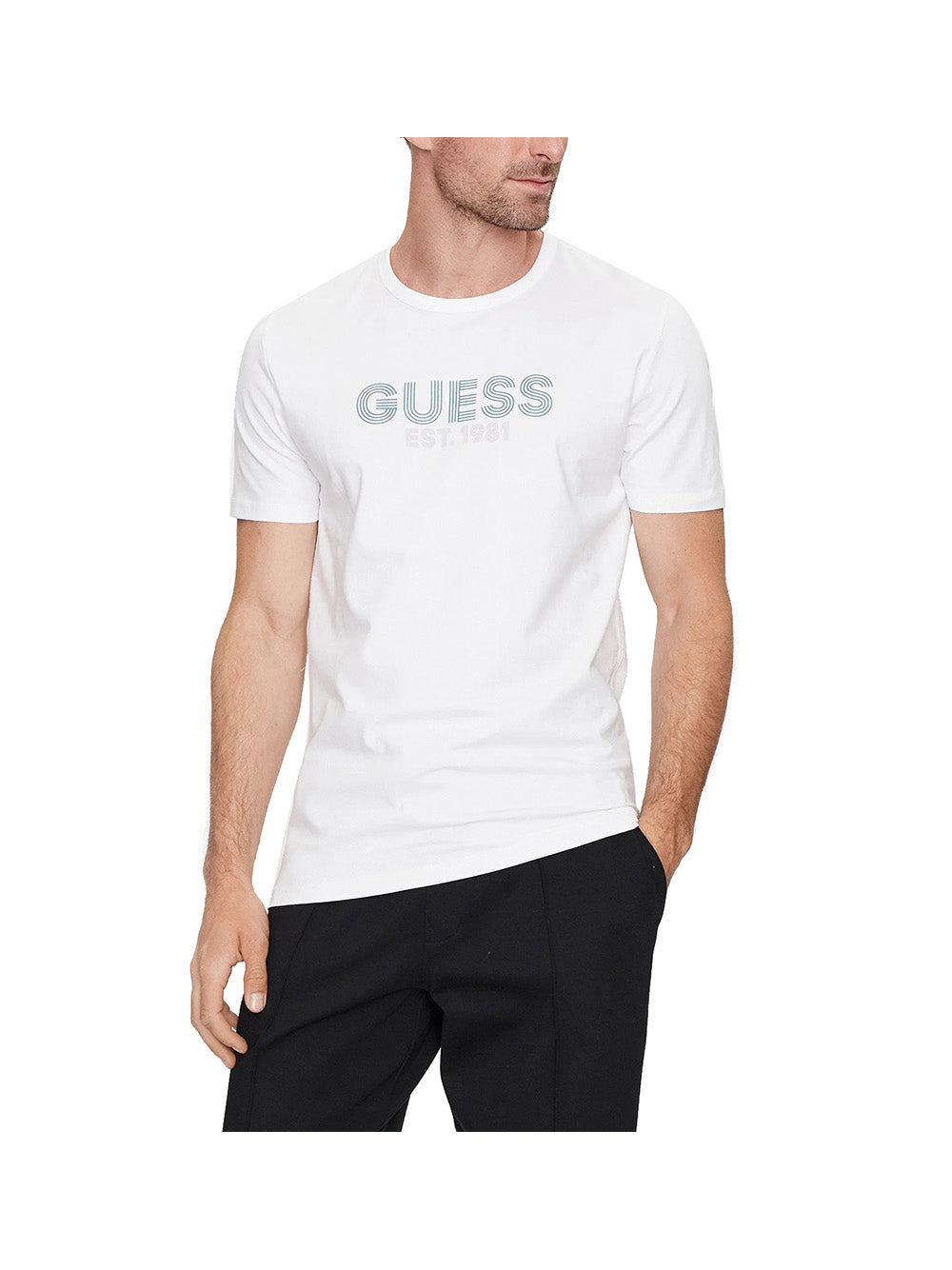 GUESS T-shirt Uomo - Bianco modello M4YI30J1314