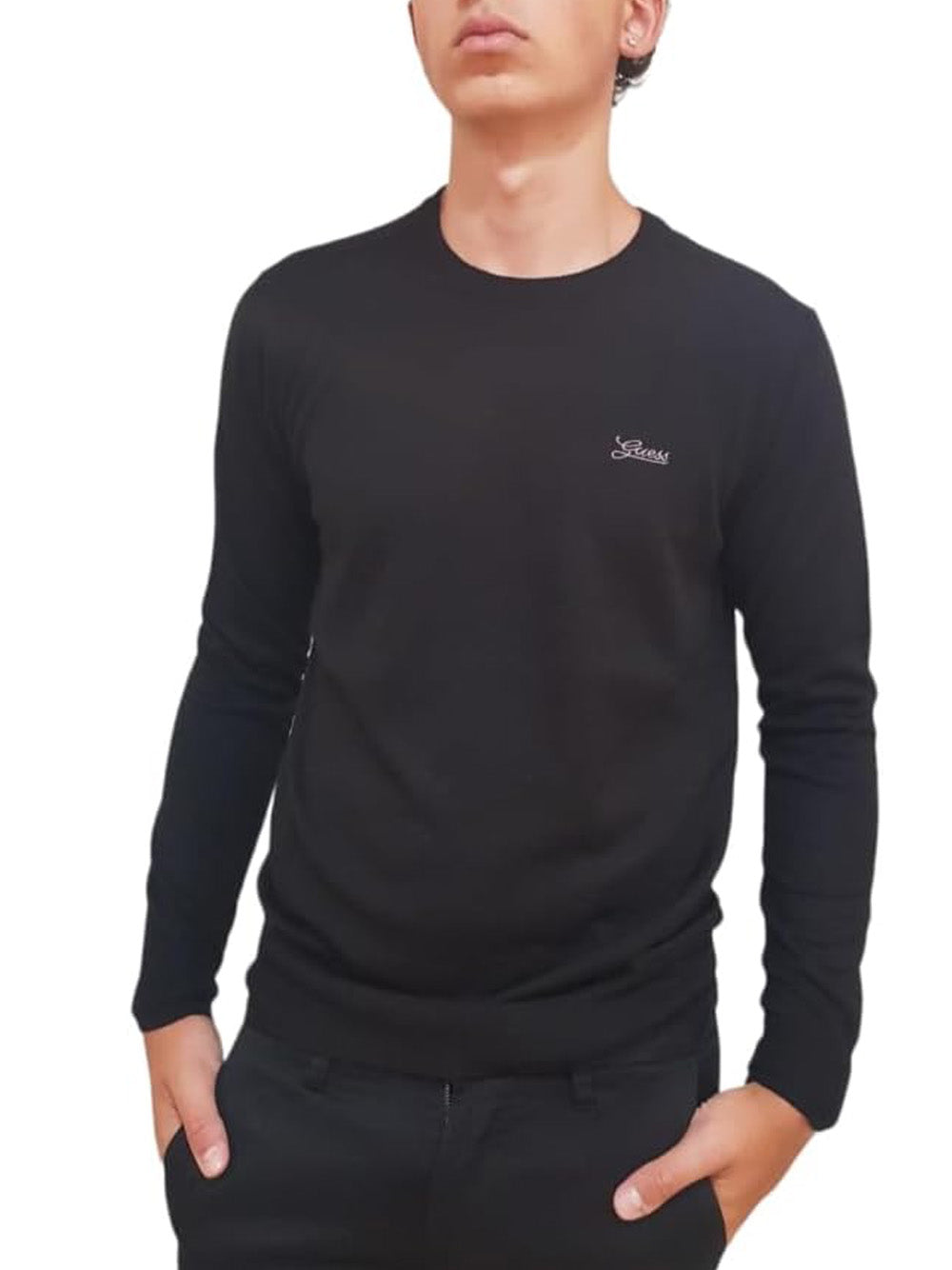 GUESS Maglione Uomo - Nero modello M4YR01Z3052