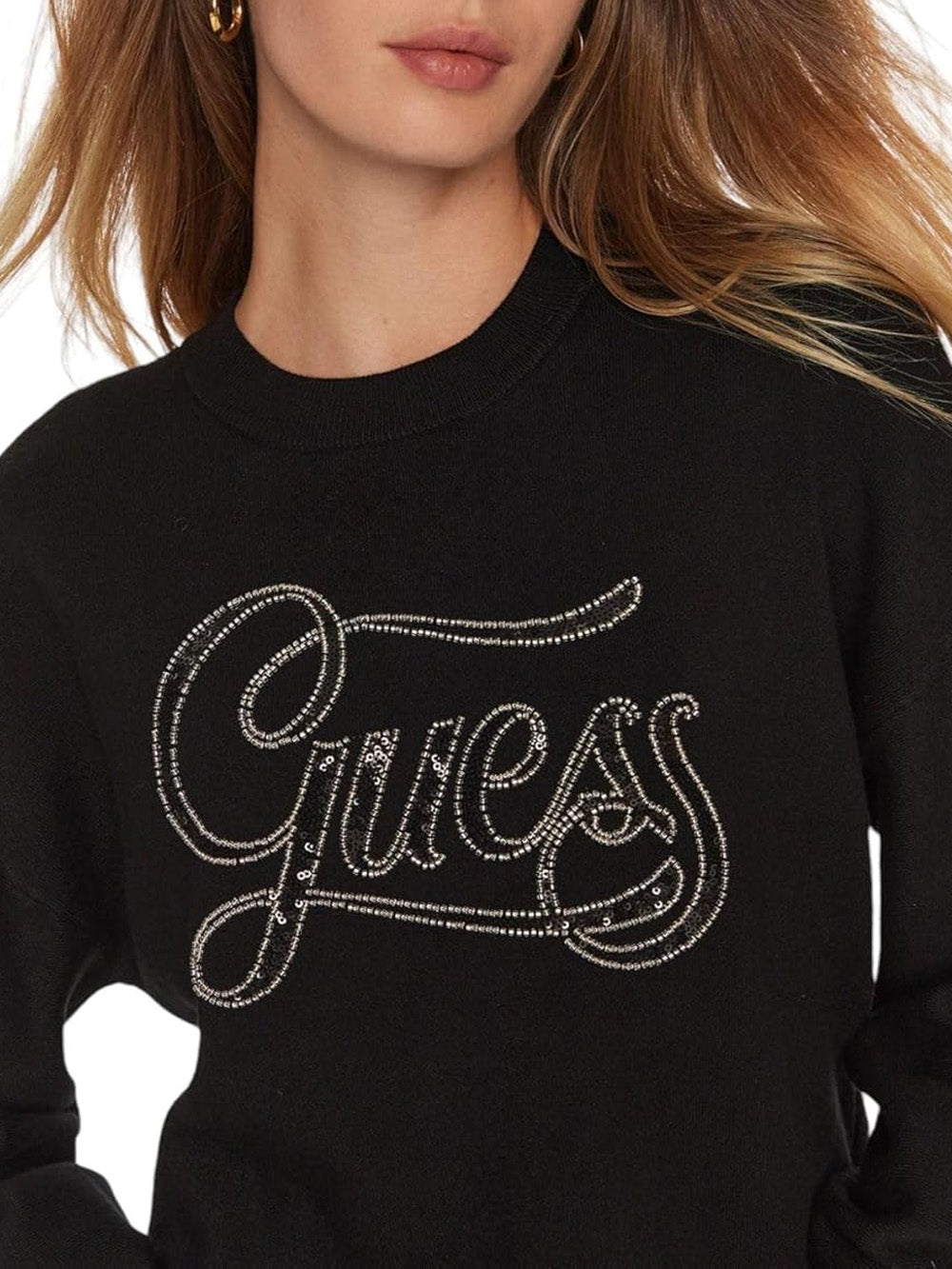 GUESS Maglione Donna - Nero modello W4BR07Z26I2