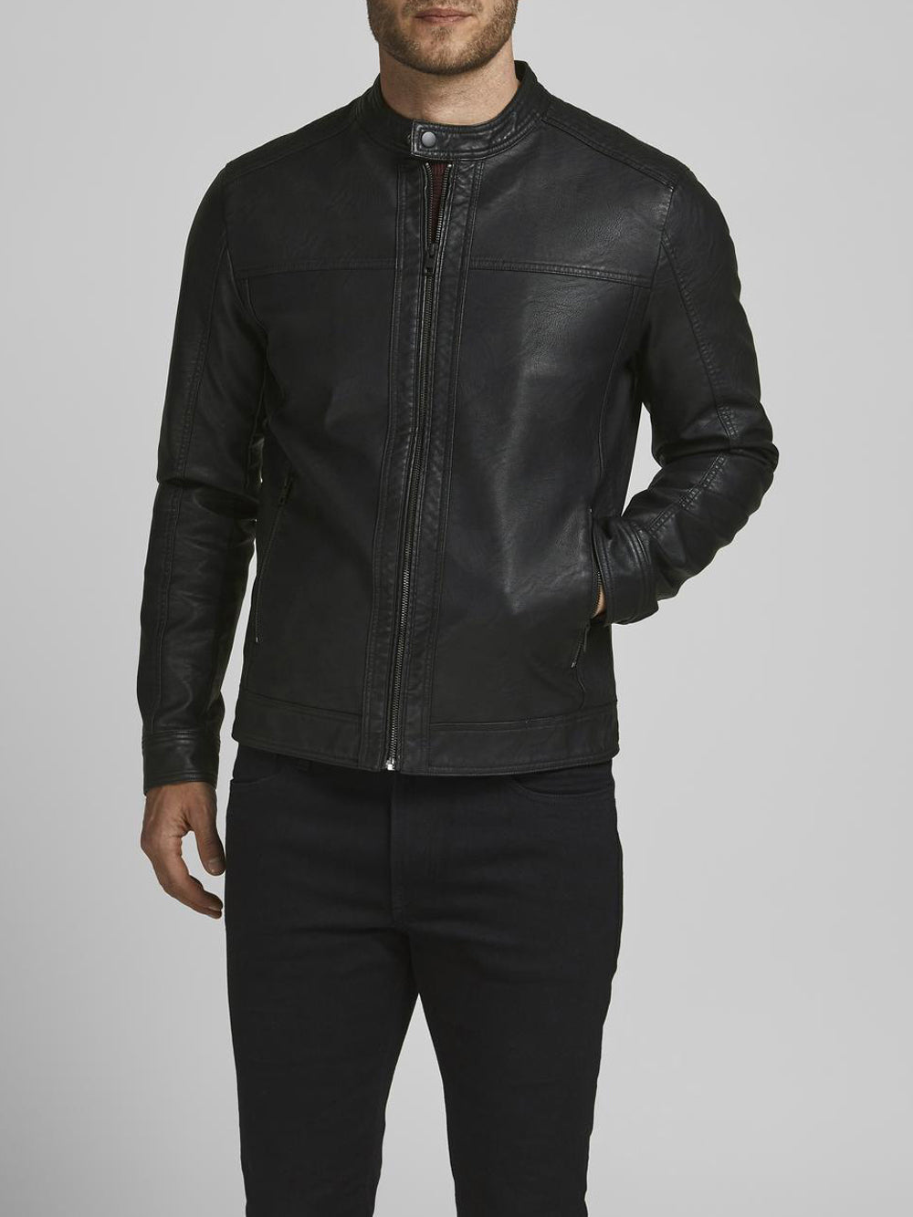 JACK&JONES Giubbino Uomo - Nero modello 12182461