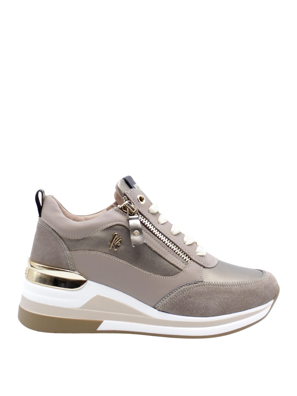 KEY'S Sneakers con zeppa Donna - Marrone modello K9811