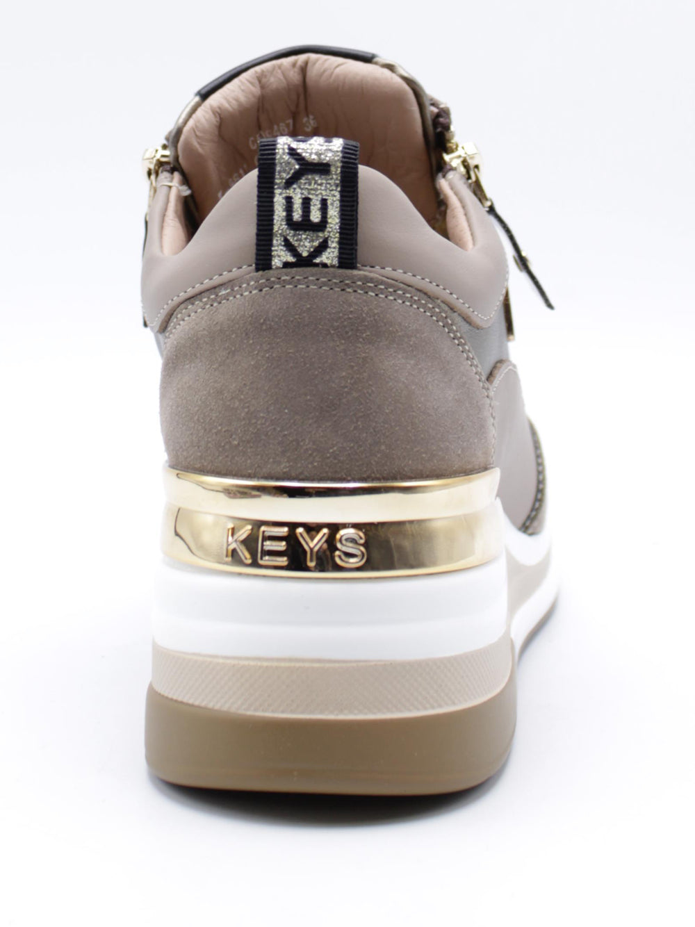 KEY'S Sneakers con zeppa Donna - Marrone modello K9811