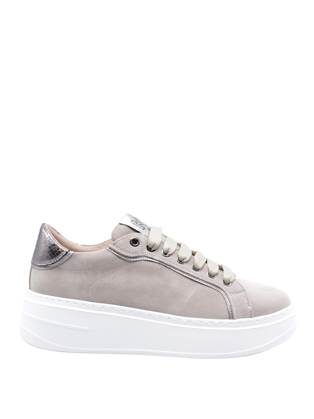 KEY'S Sneakers platform Donna - Taupe modello K9883