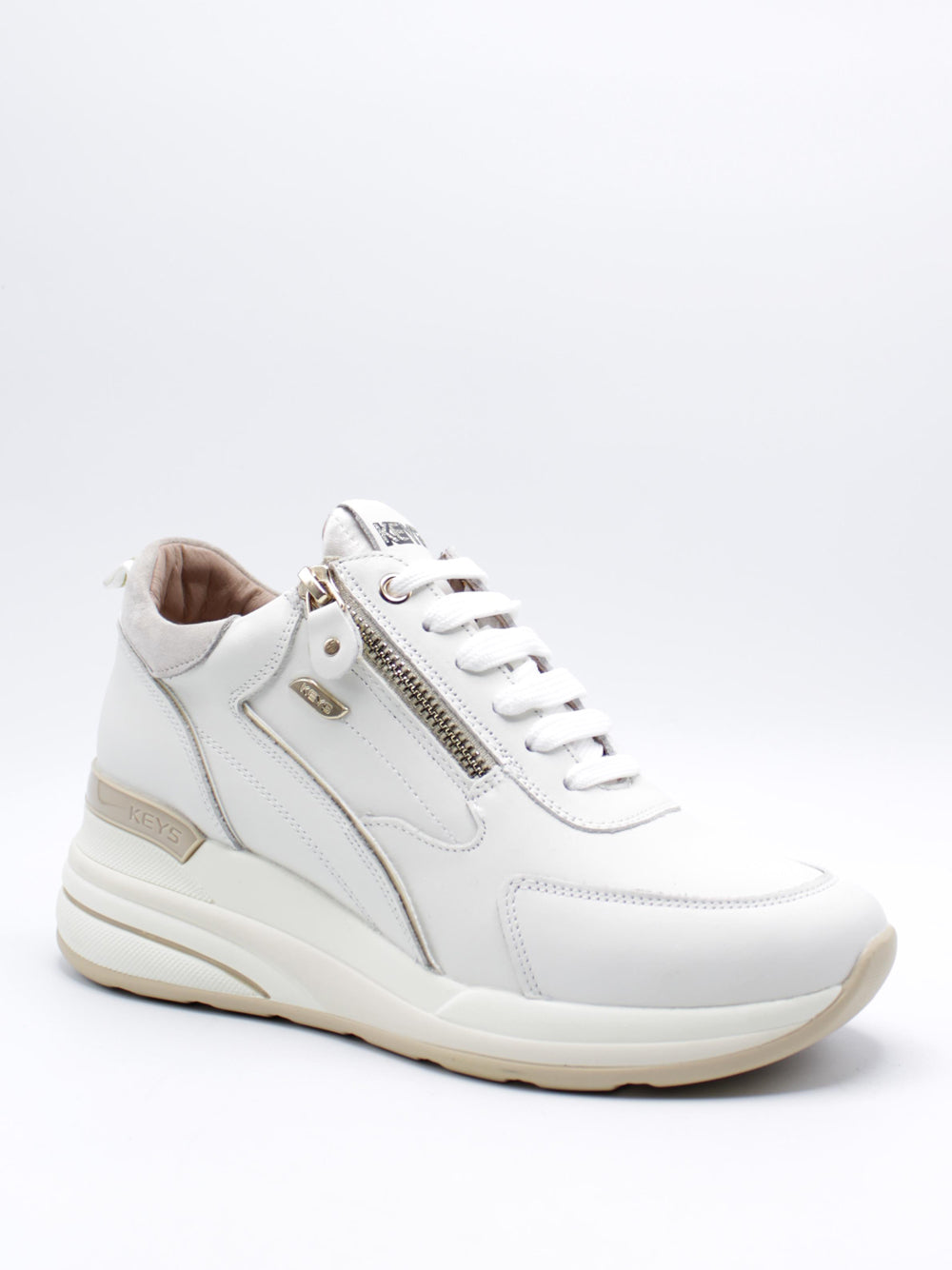 KEY'S Sneakers con zeppa Donna - Beige modello K9950