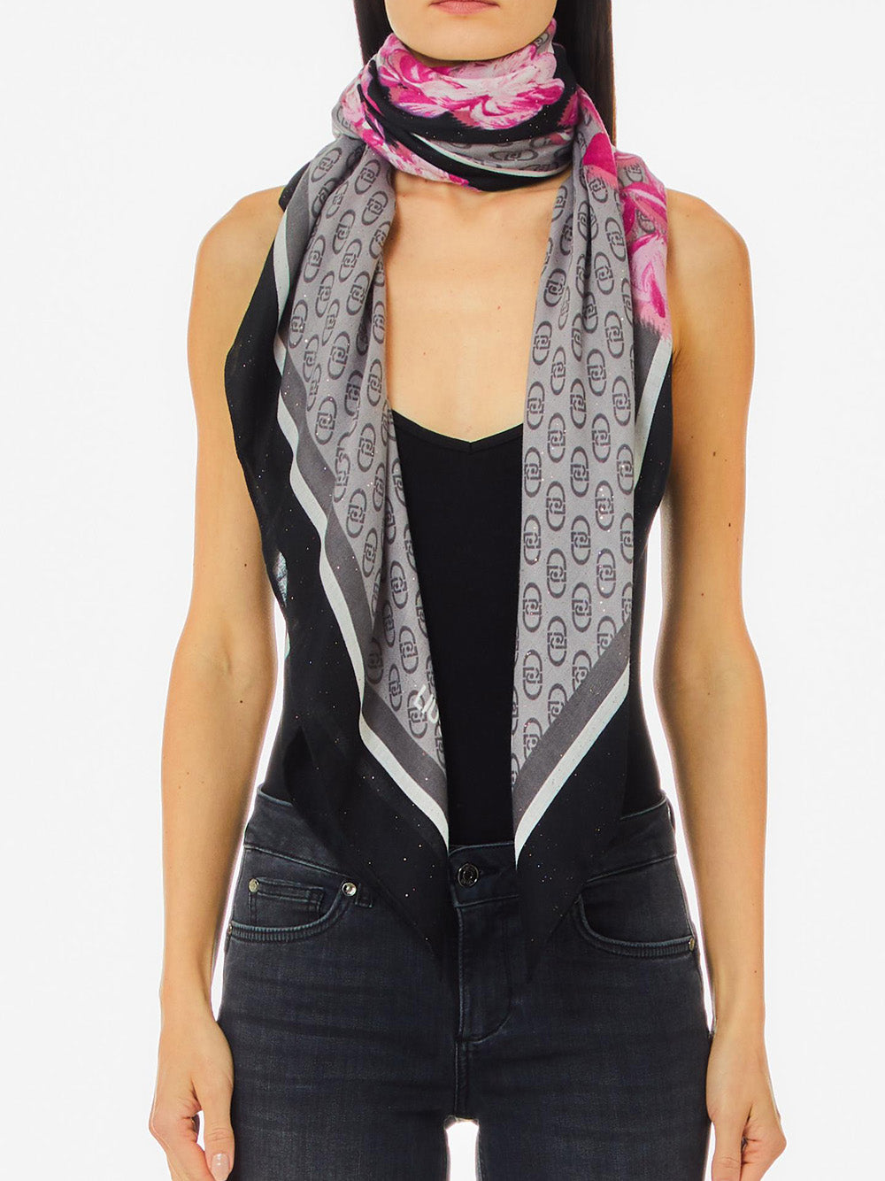 LIU.JO Foulard Donna - Nero modello 2F4098T0300