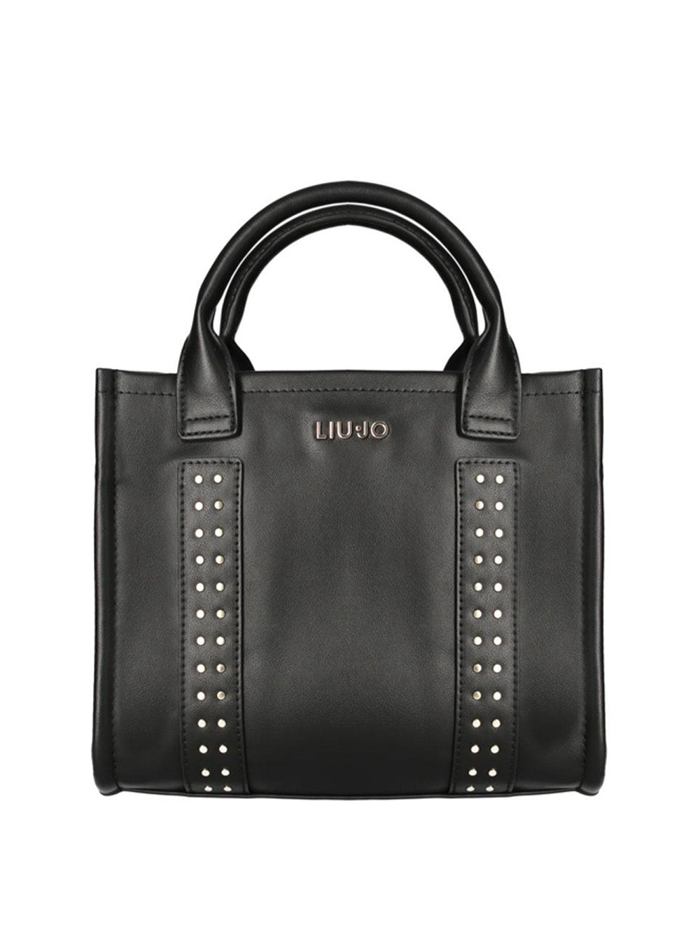 LIU.JO Borsa Shopping con borchie Donna - Nero modello AF4192E0002