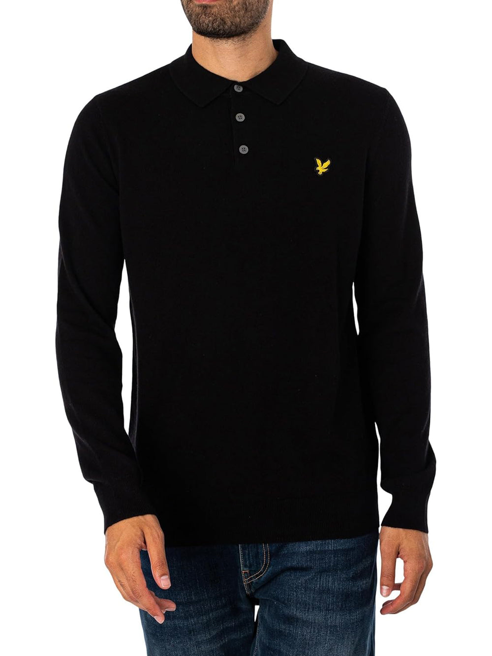 LYLE & SCOTT Maglione Uomo - Nero modello 24WMLSKN2113V