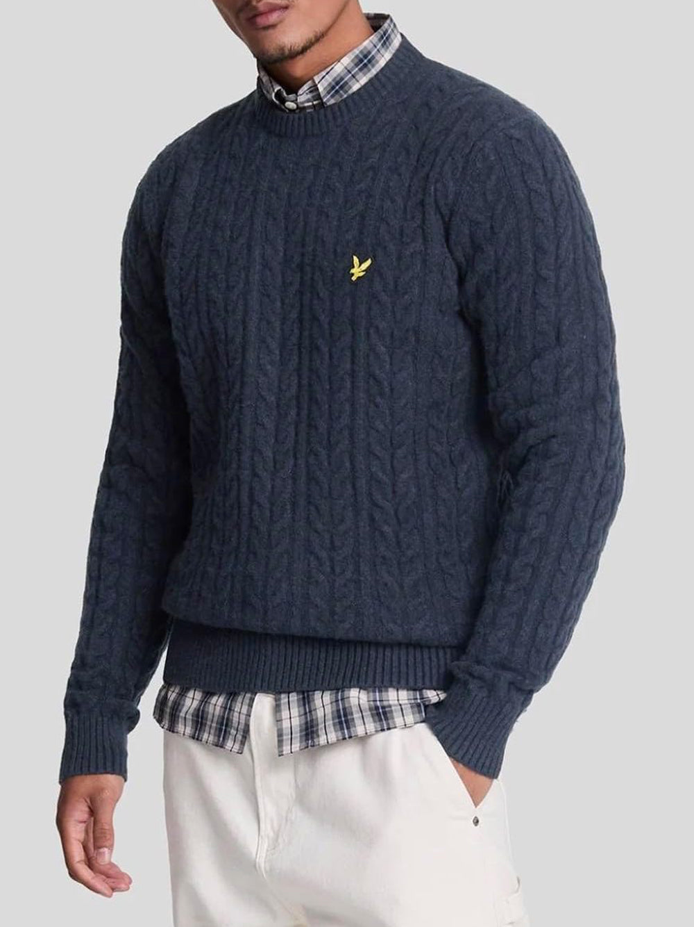 LYLE & SCOTT Maglione Uomo - Blu modello 24WMLSKN2115V