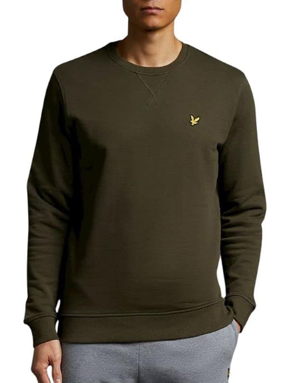 LYLE & SCOTT Felpa Uomo - Verde modello 24WMLSML1131V