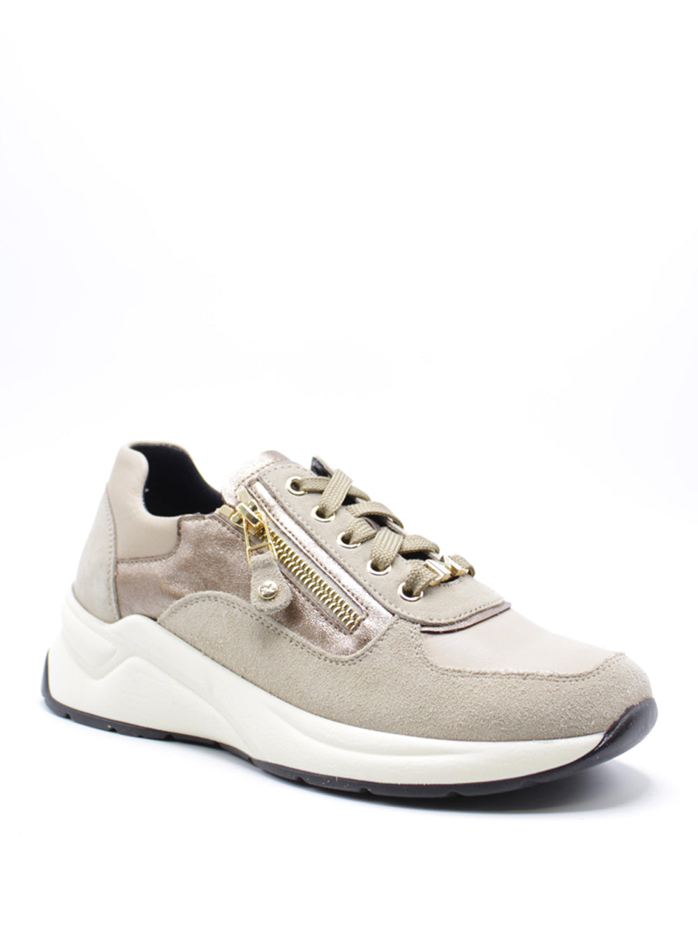 MELLUSO Sneakers con zip Donna - Marrone modello R25731W