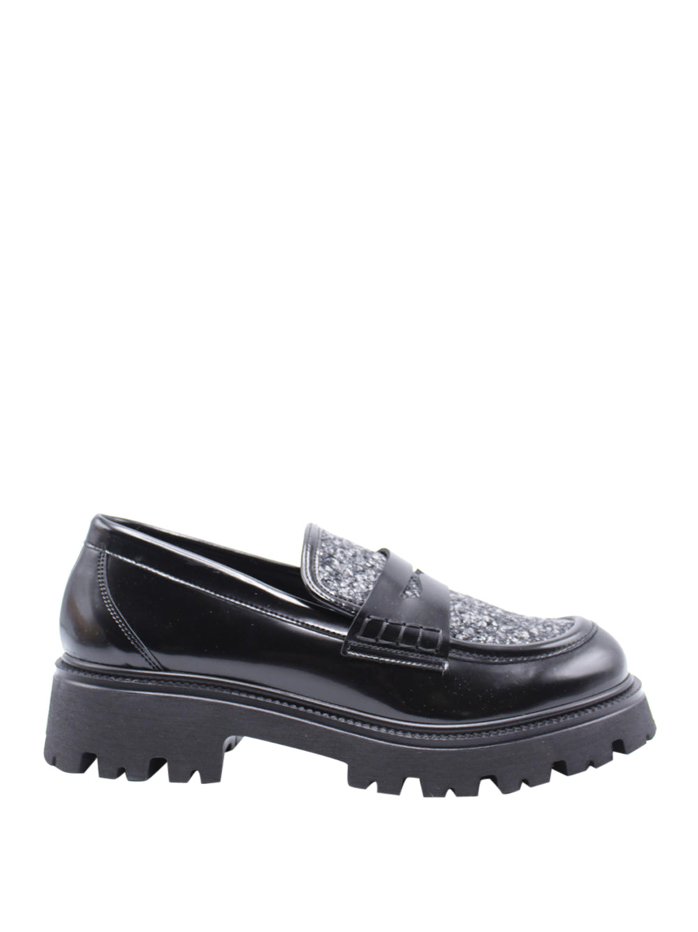 NACREE Mocassini platform Donna - Nero modello 631T083