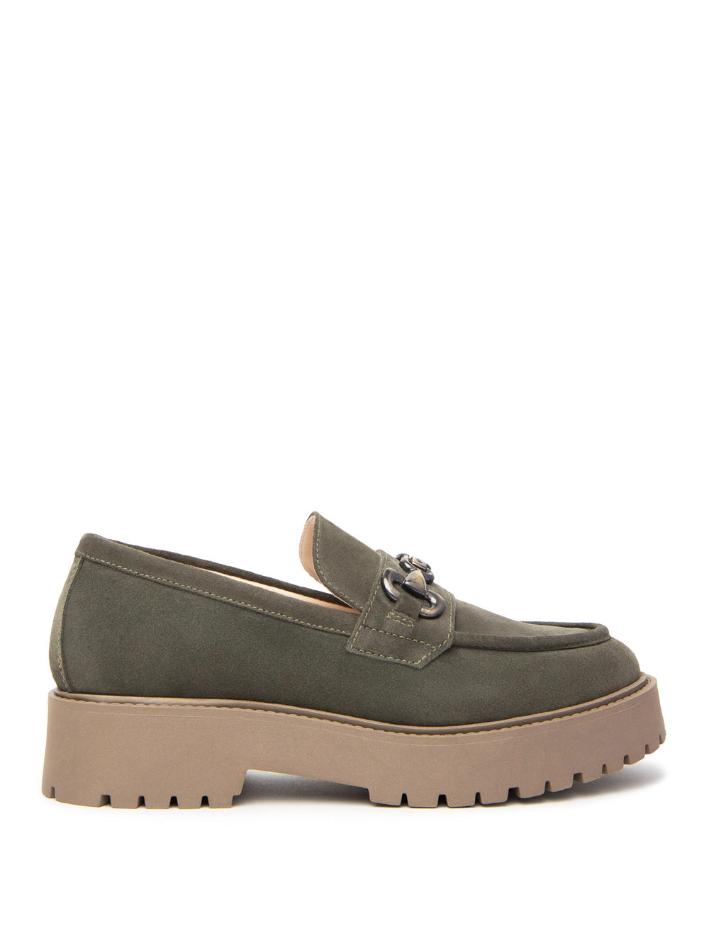 NERO GIARDINI Mocassini platform Donna - Verde modello I411390D