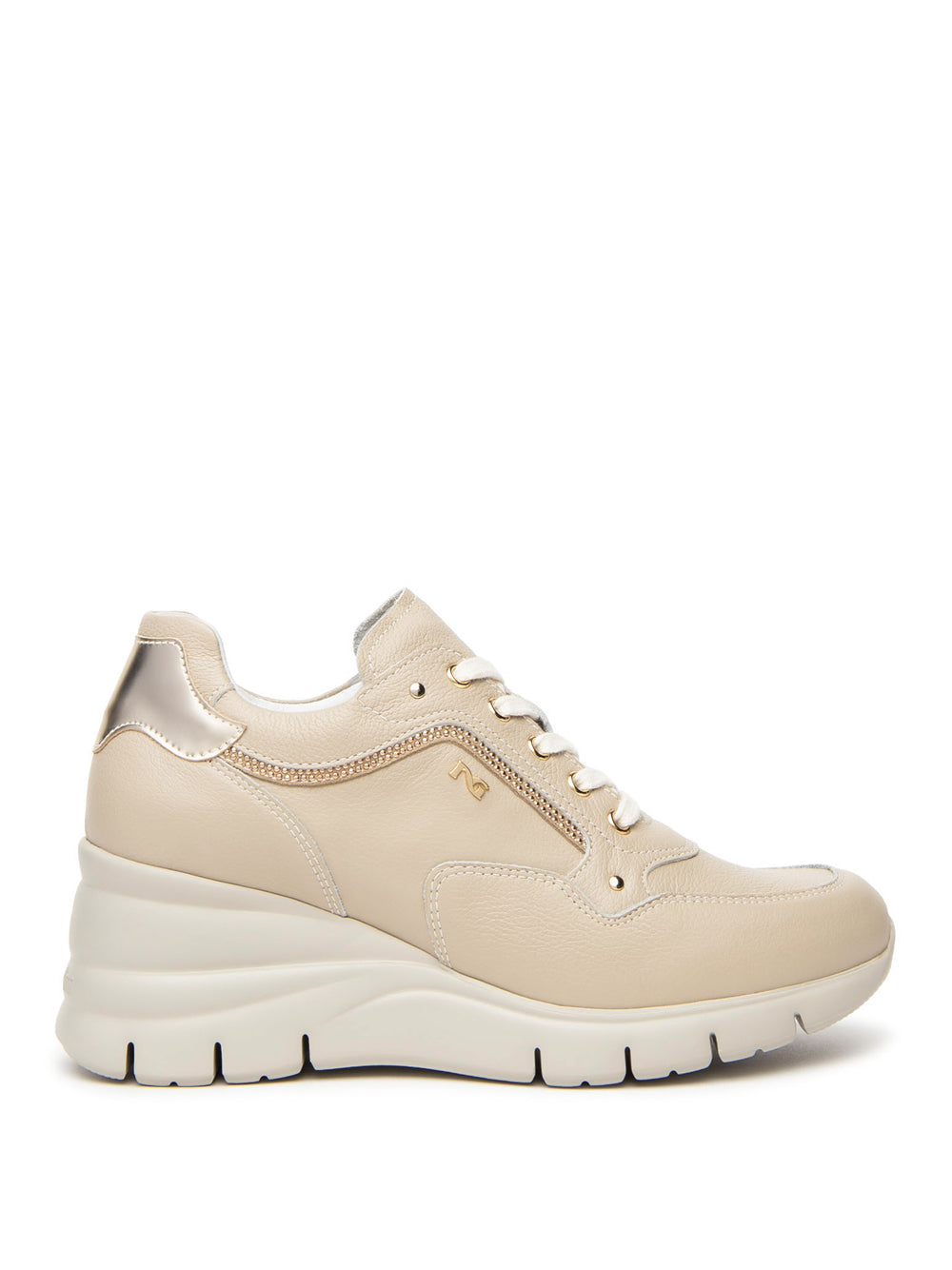 NERO GIARDINI Sneakers con zeppa Donna - Beige modello I411480D