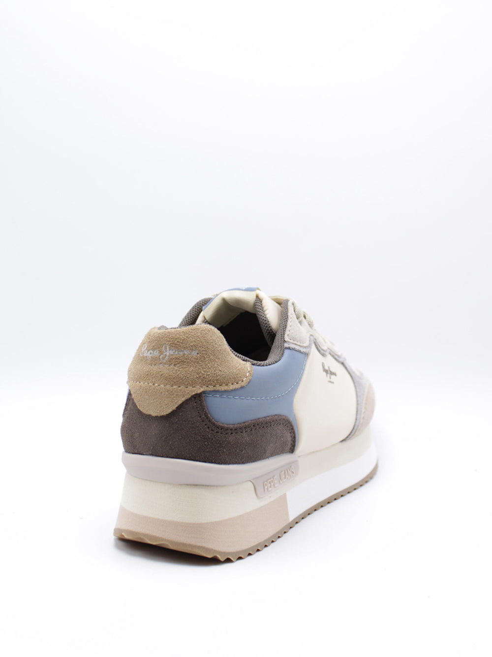 PEPE JEANS Sneakers platform Donna - Beige modello PLS60025