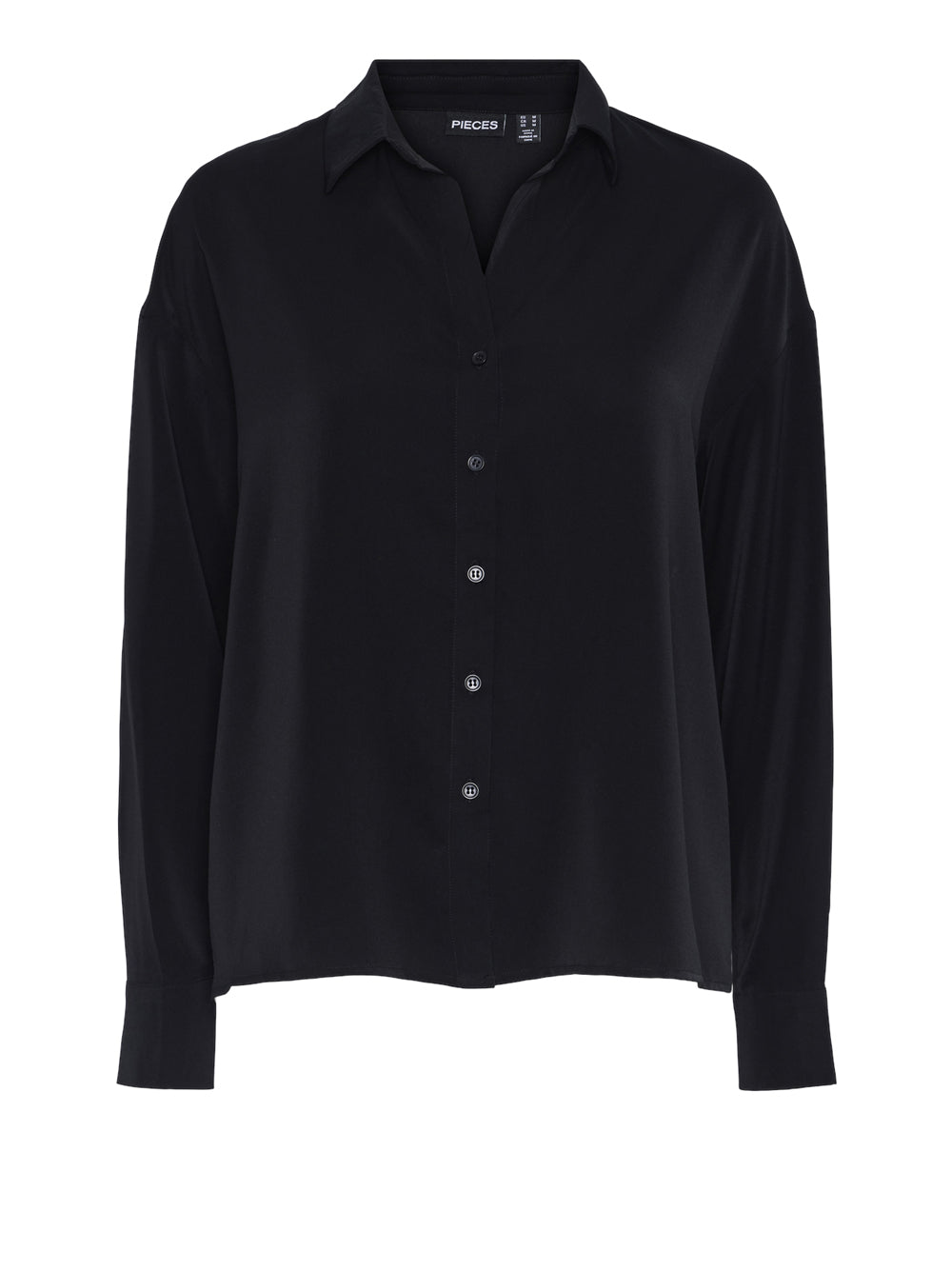 PIECES Camicia Donna - Nero modello 17146430