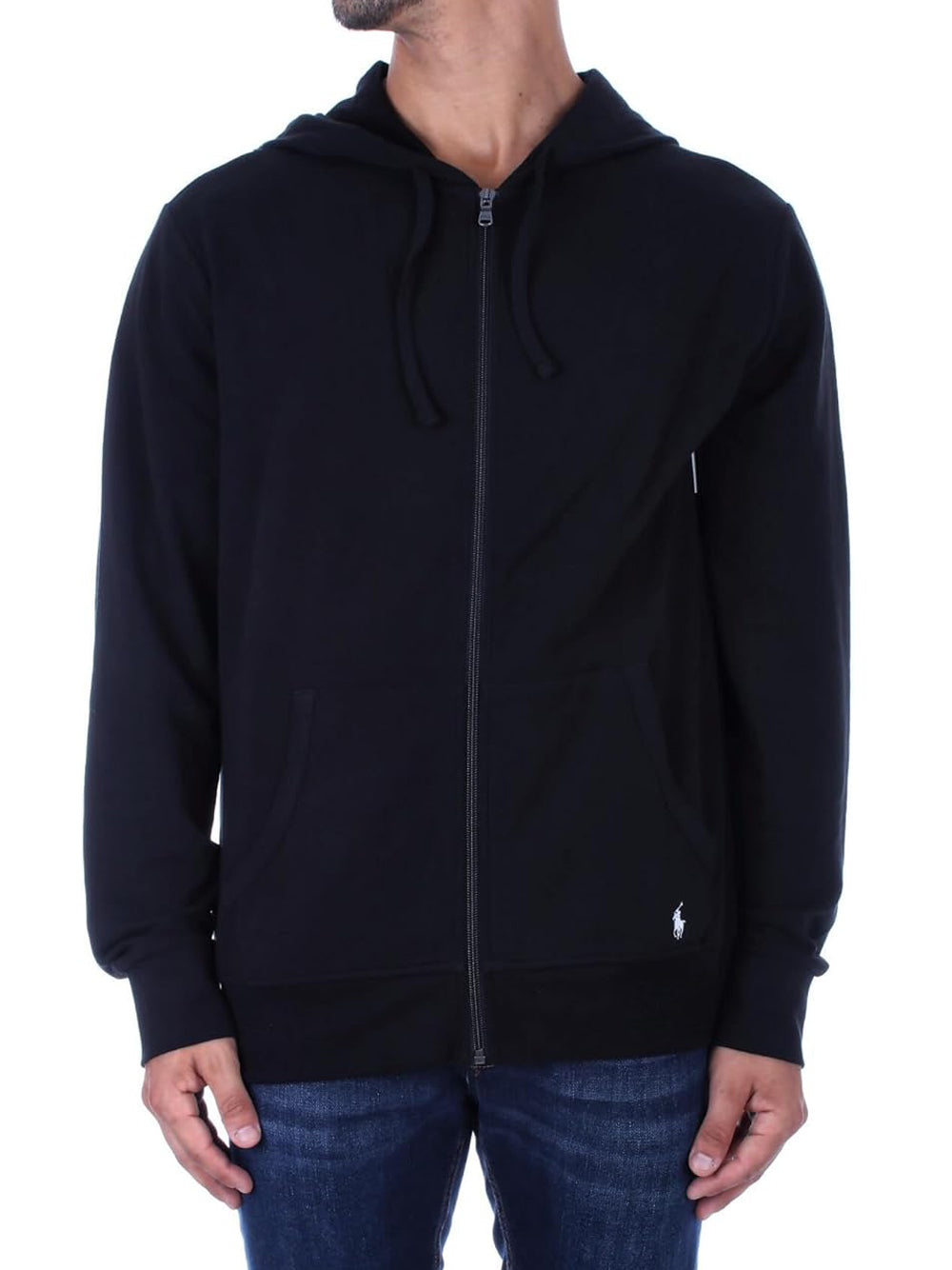 RALPH LAUREN Felpa con zip Uomo - Nero modello 714899623003