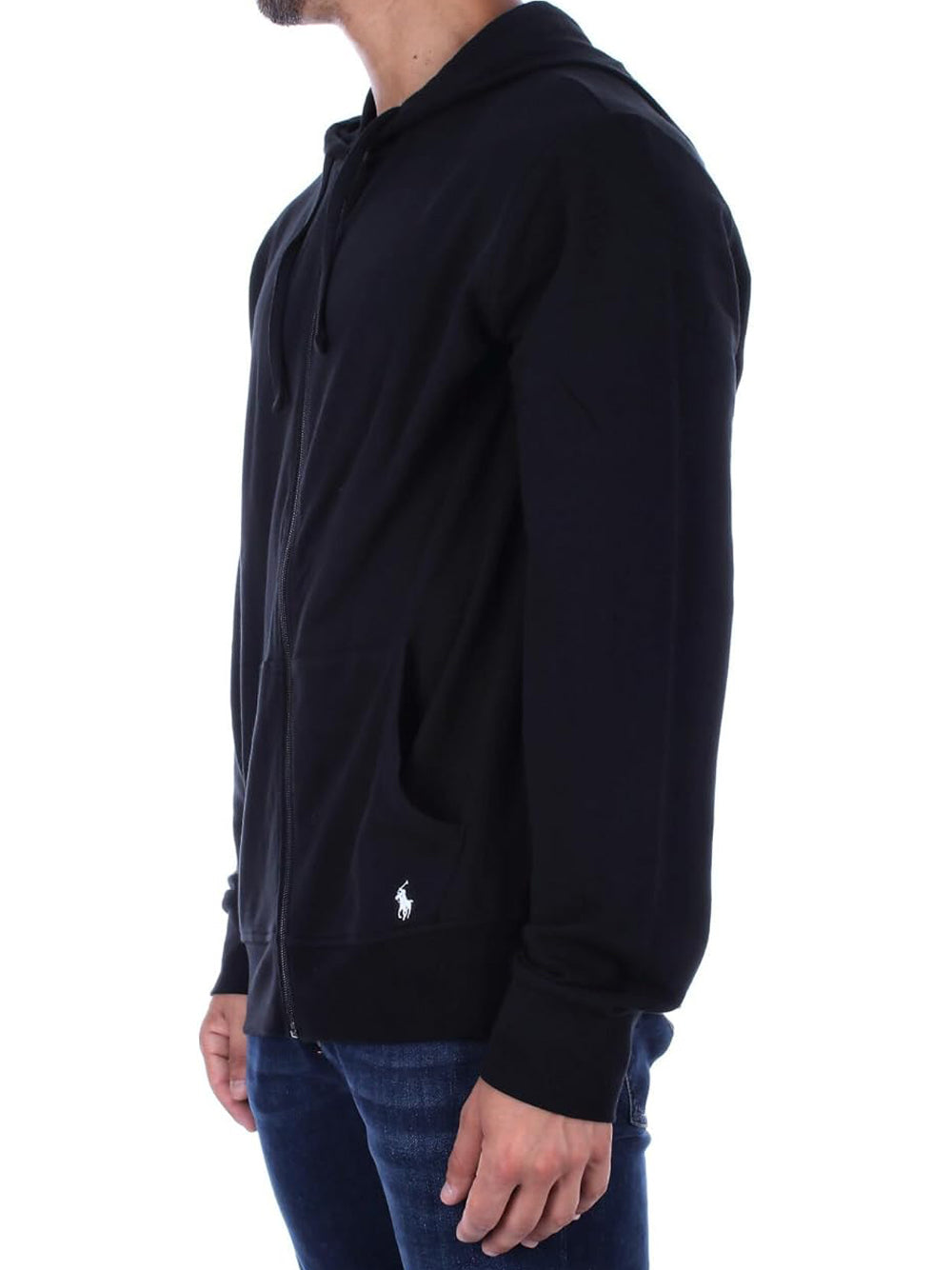 RALPH LAUREN Felpa con zip Uomo - Nero modello 714899623003