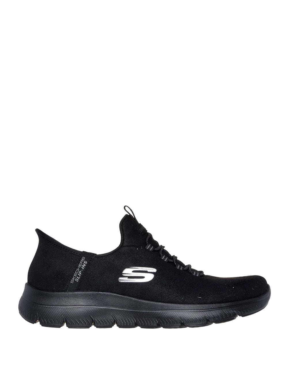 SKECHERS Sneakers slip-in Donna - Nero modello 150254