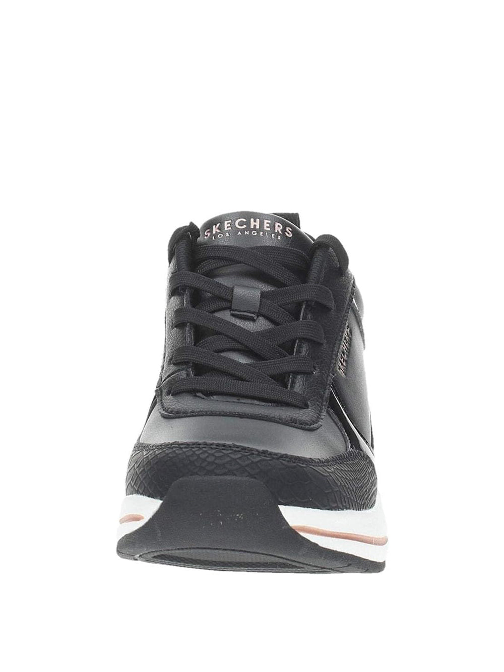 SKECHERS Sneakers con zeppa Donna - Nero modello 177345