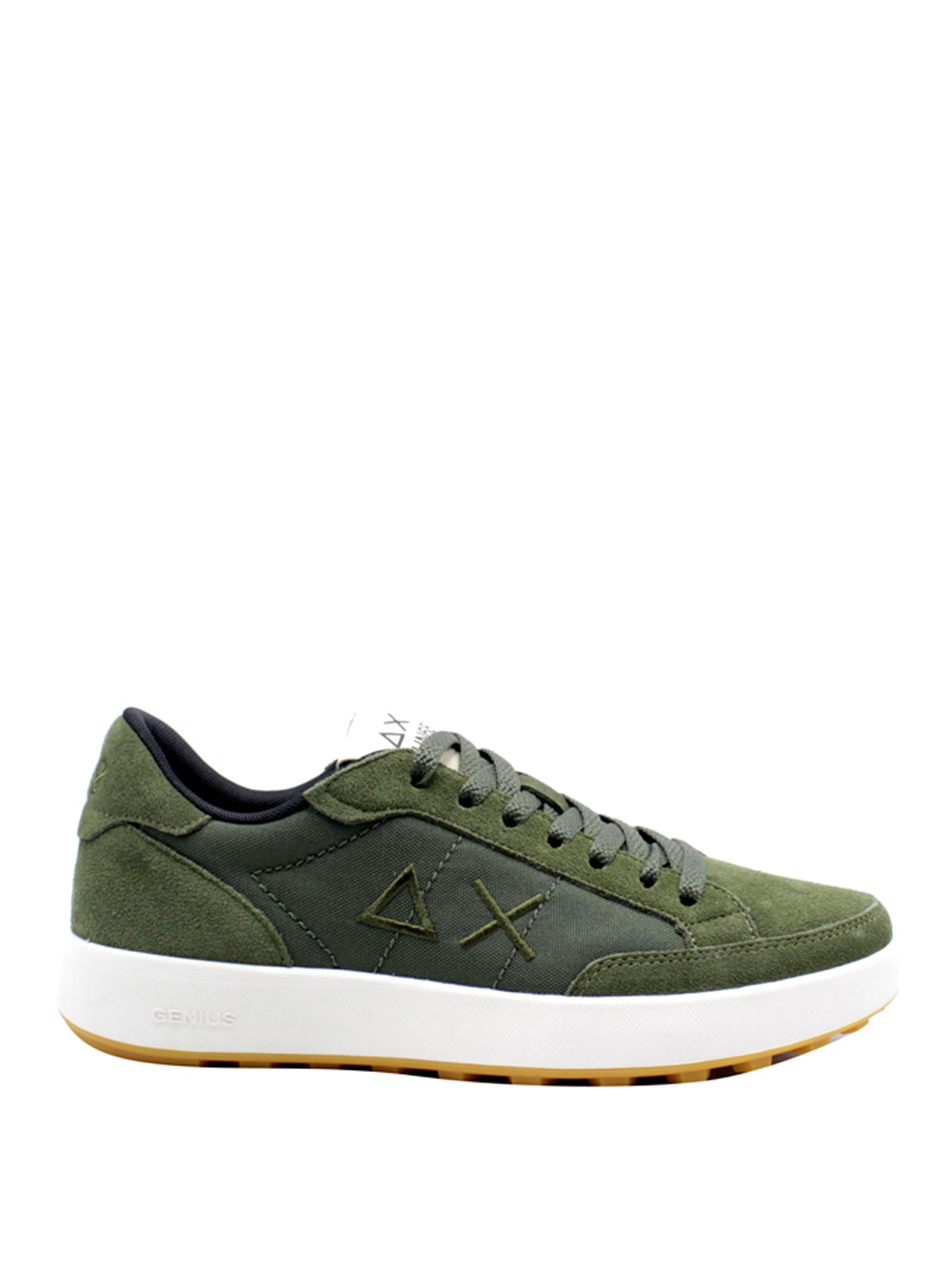 SUN68 Sneakers plantare estraibile Uomo - Verde modello Z44130