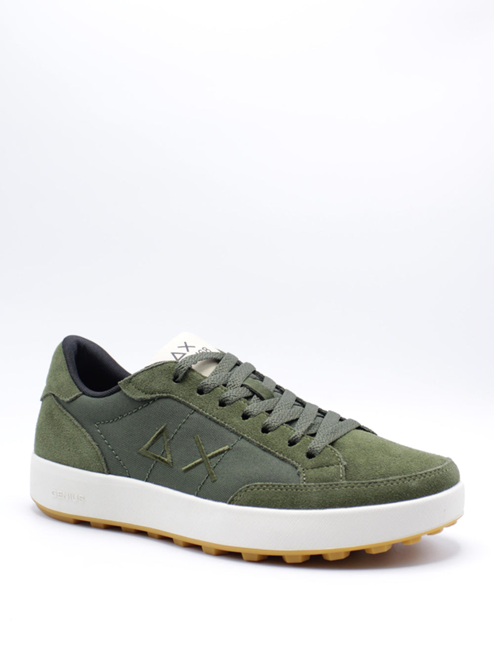 SUN68 Sneakers plantare estraibile Uomo - Verde modello Z44130